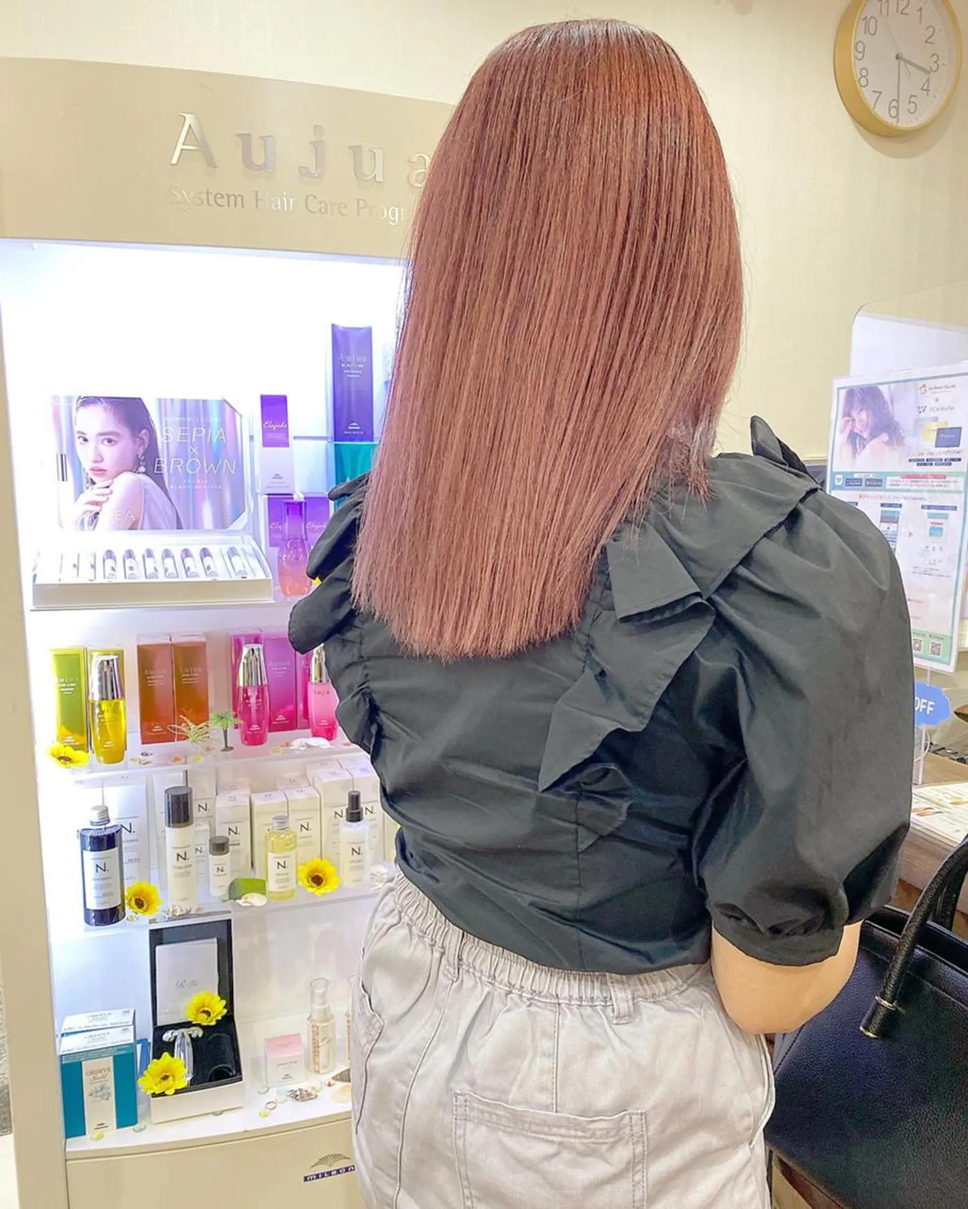 ロング アッシュ 外国人風カラー ハイライト レイヤーカット トリートメント RoL by apollo所属・横浜ブリーチムラ直し 特化美容師/海崎剛史のヘアスタイル