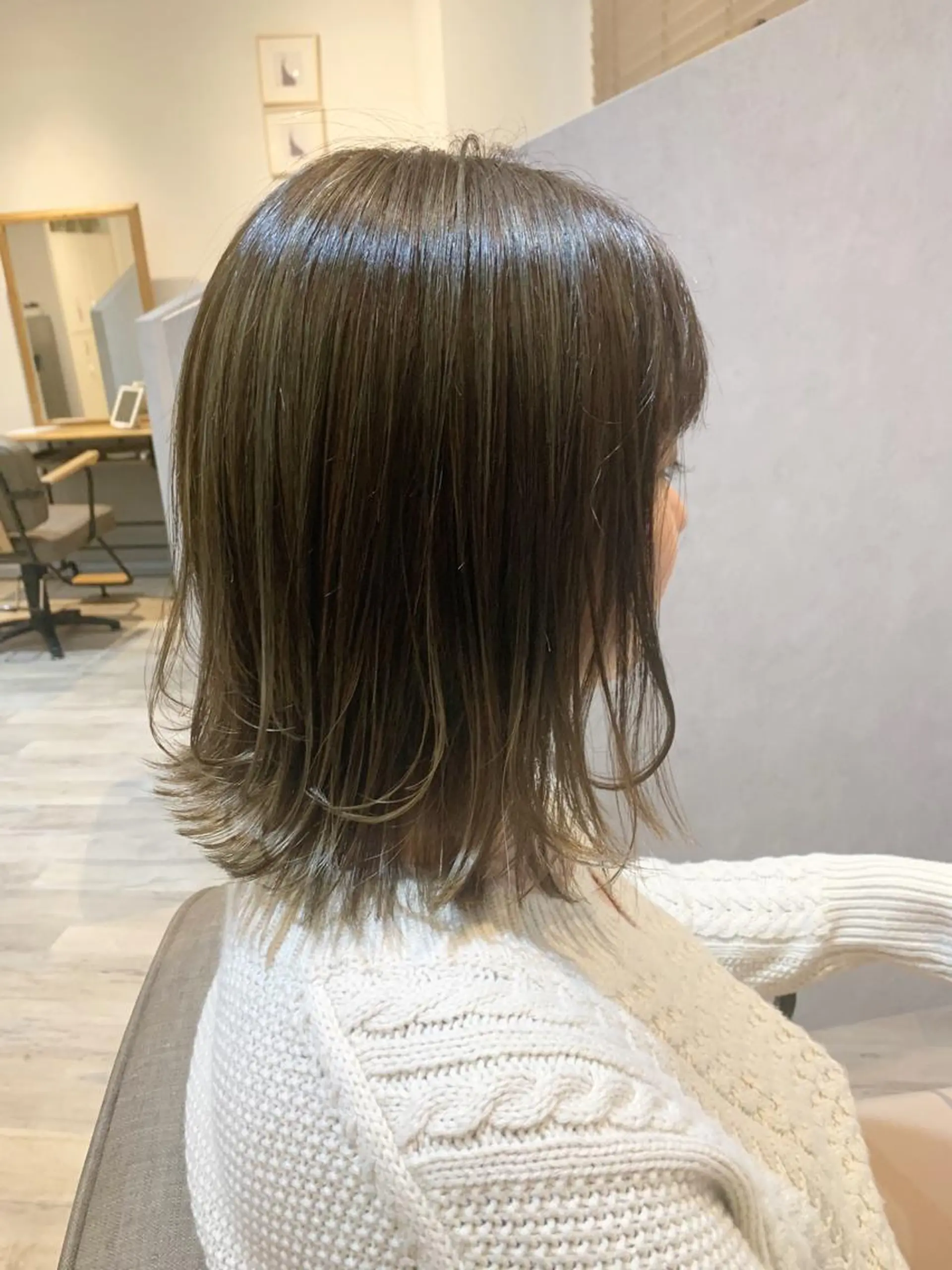 ミディアム ハイライト O maikoのヘアスタイル