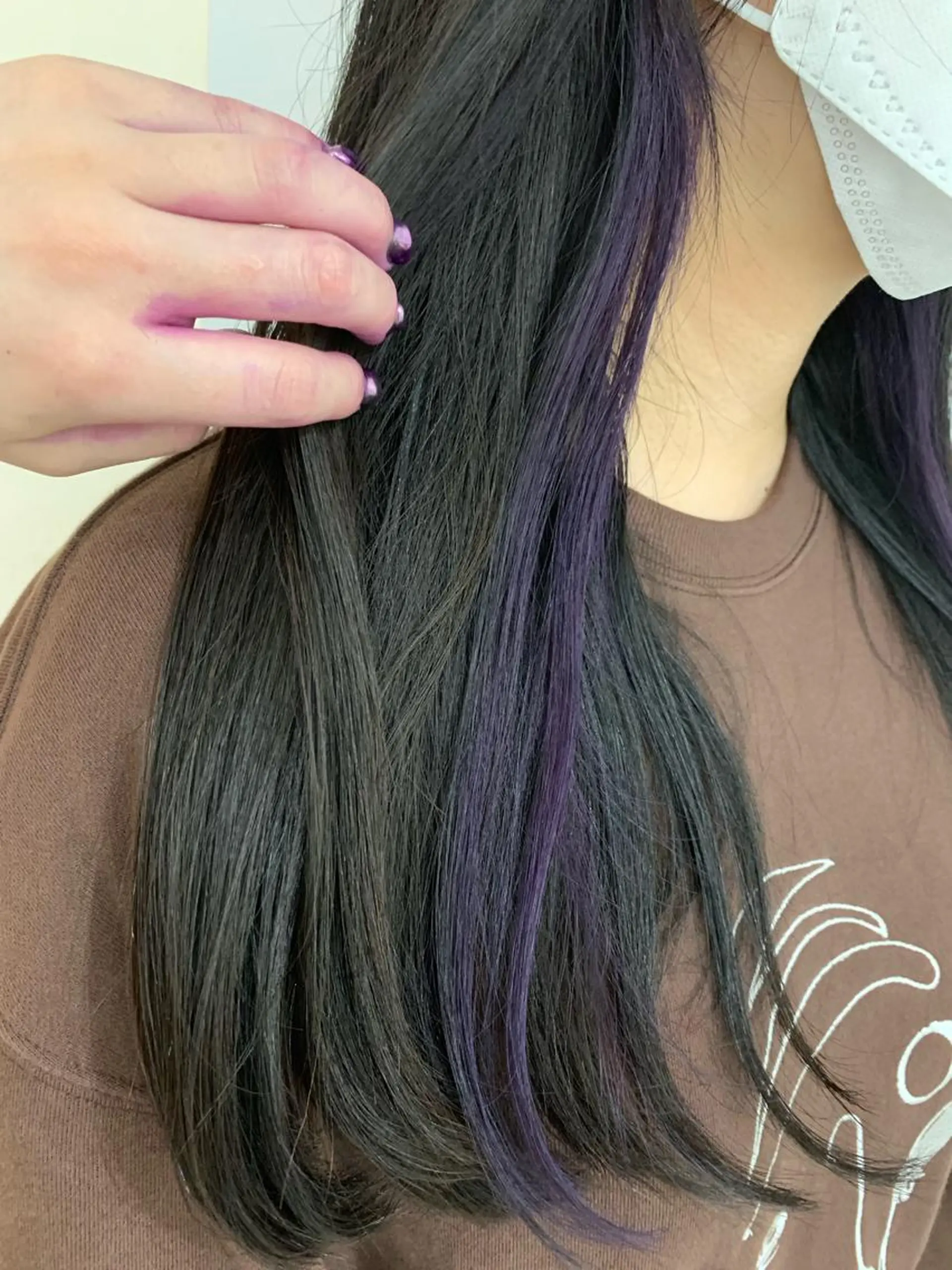 ロング カット ヘアカラー トリートメント ☺︎ RIHOのヘアスタイル