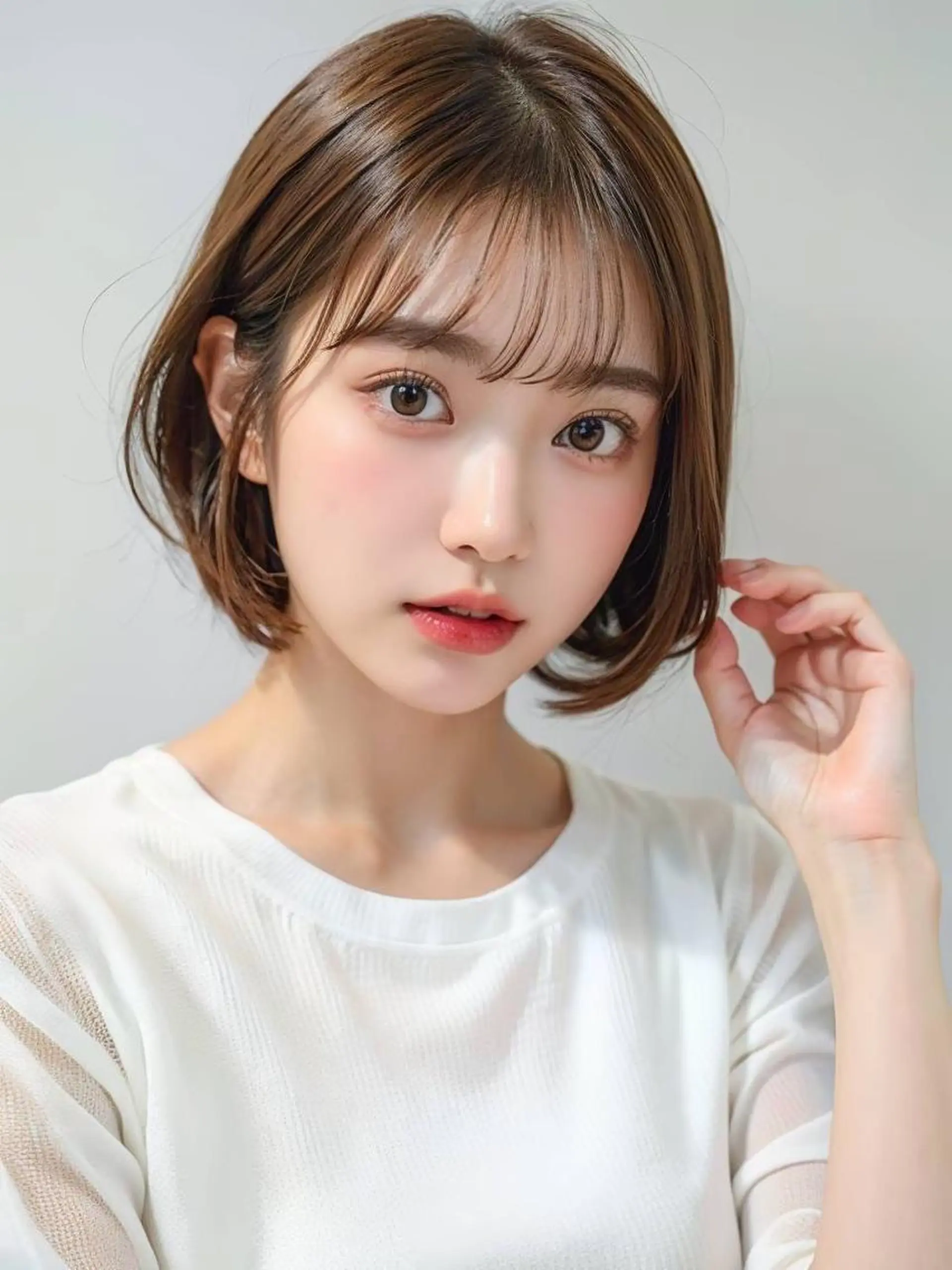 ショート 岡本葵子カットモデル ┊束感マツエクのマツエク・マツパデザイン