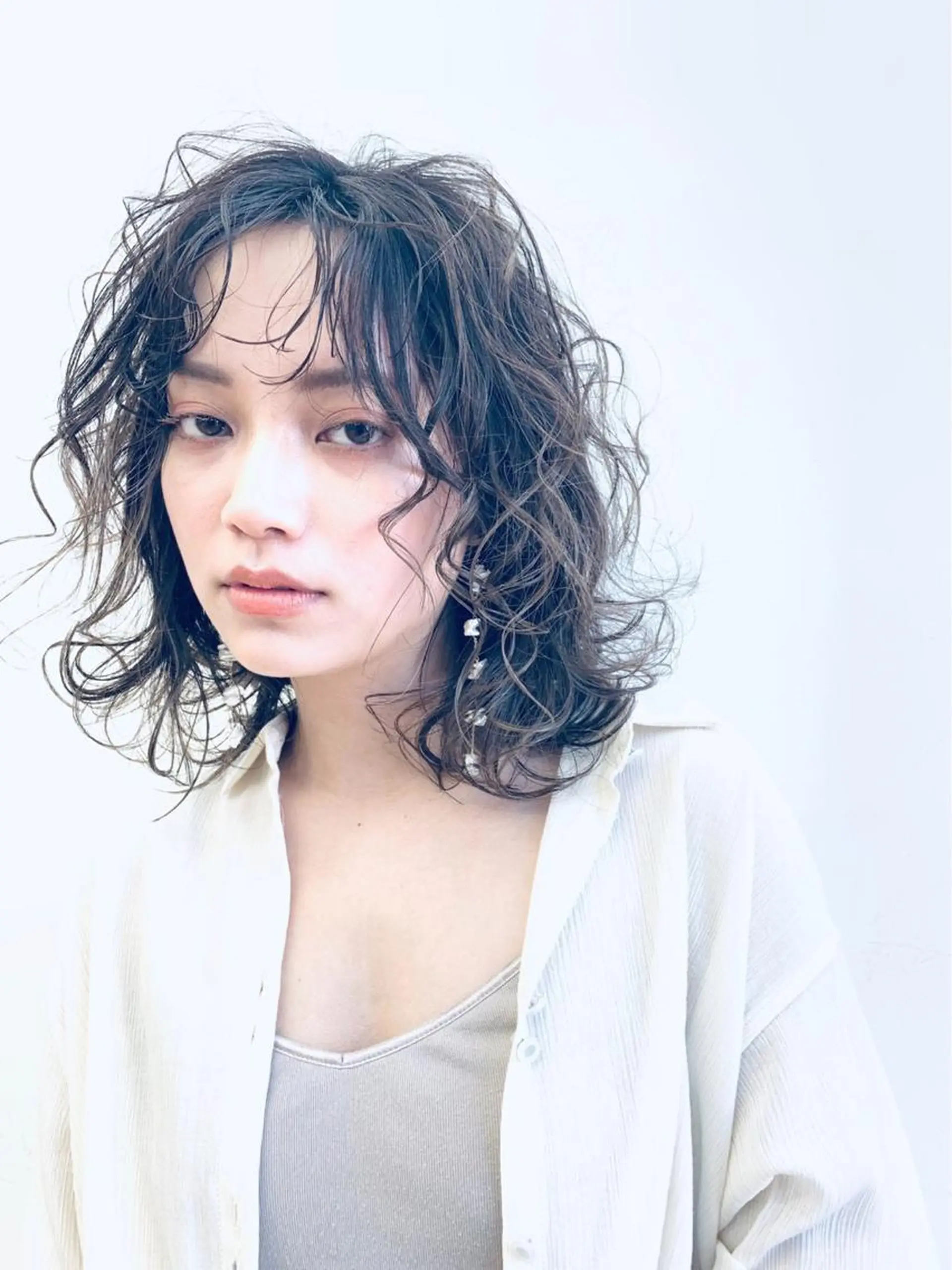 セミロング ヘアアレンジ haf店長 ✂︎タカハシレン✂︎のヘアスタイル