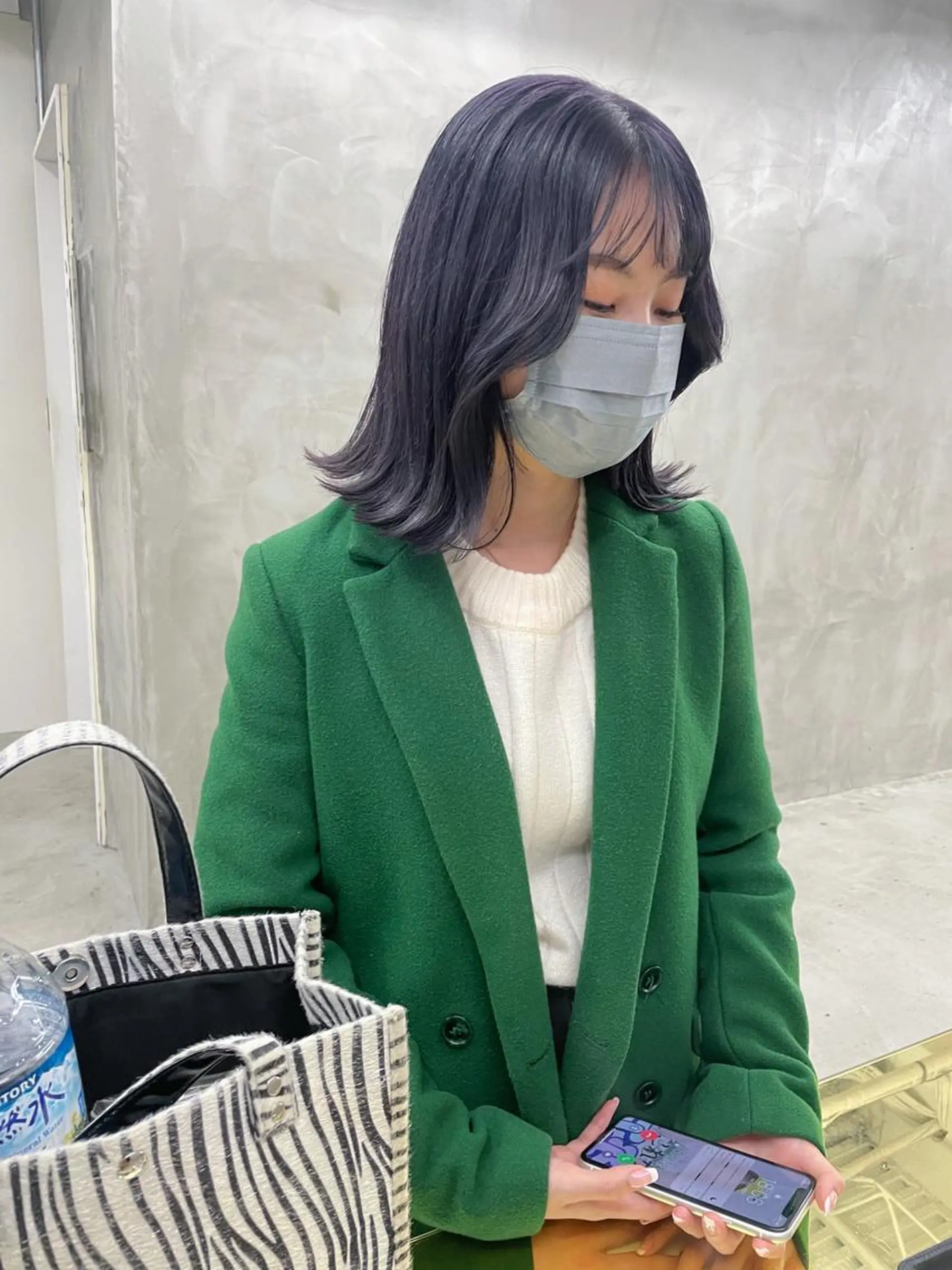 セミロング カラー ヘアカラー トリートメント yurika☁️ 似合わせ｜レイヤーのヘアスタイル