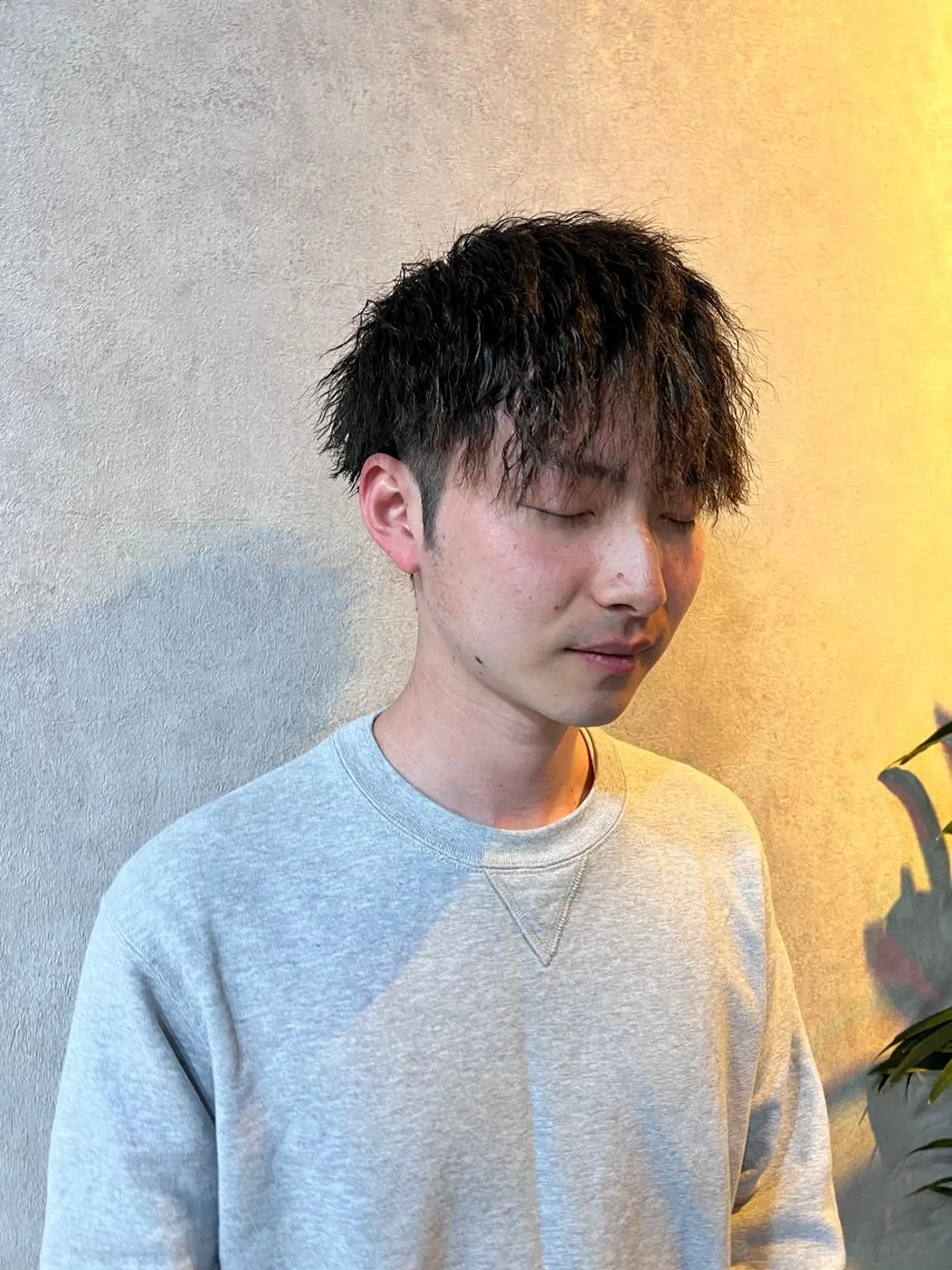 パーマ メンズ カット パーマ ally hairsalon所属・Emi .のヘアスタイル