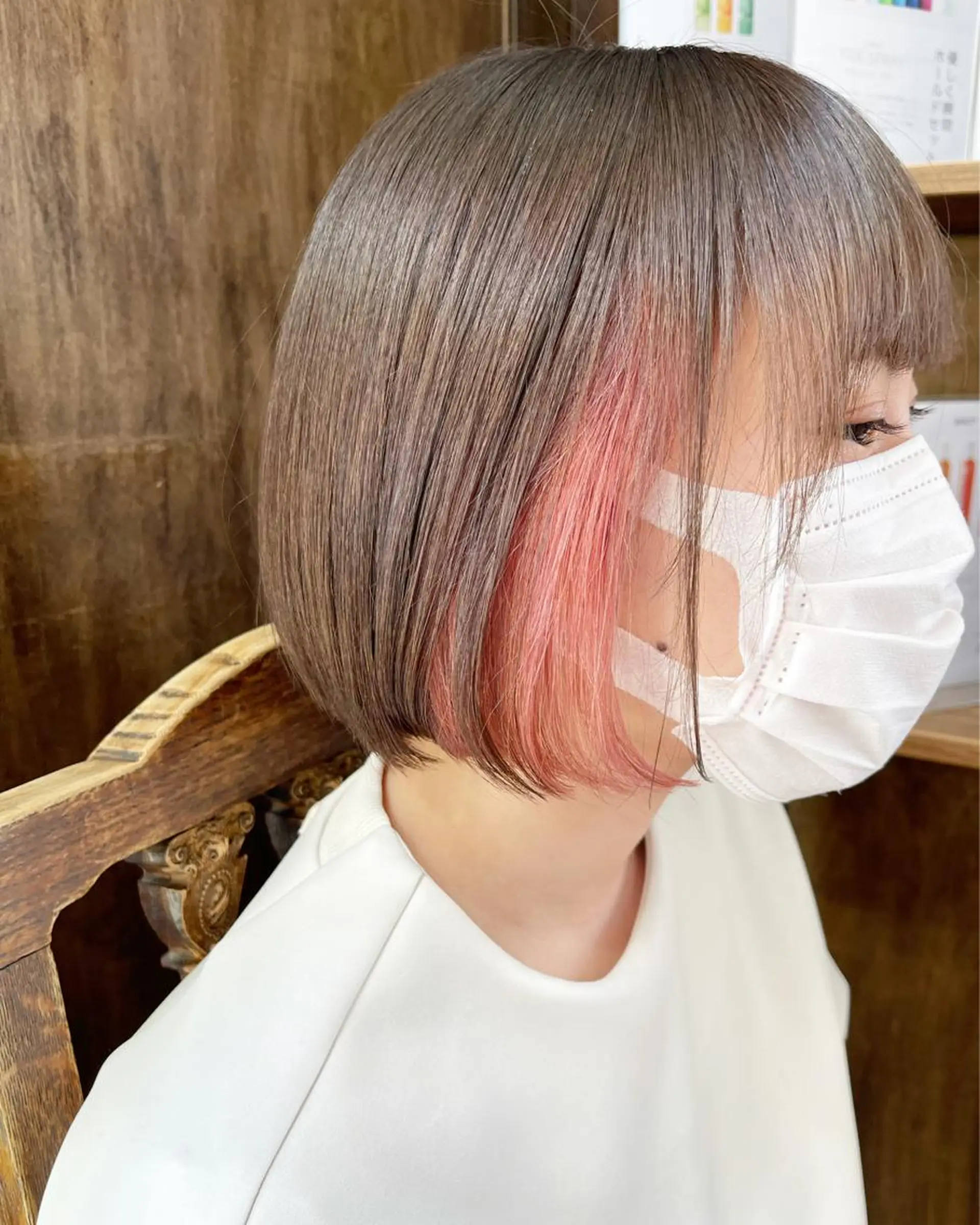 ミディアム 剣持友希/高崎 /ディレクターのヘアスタイル