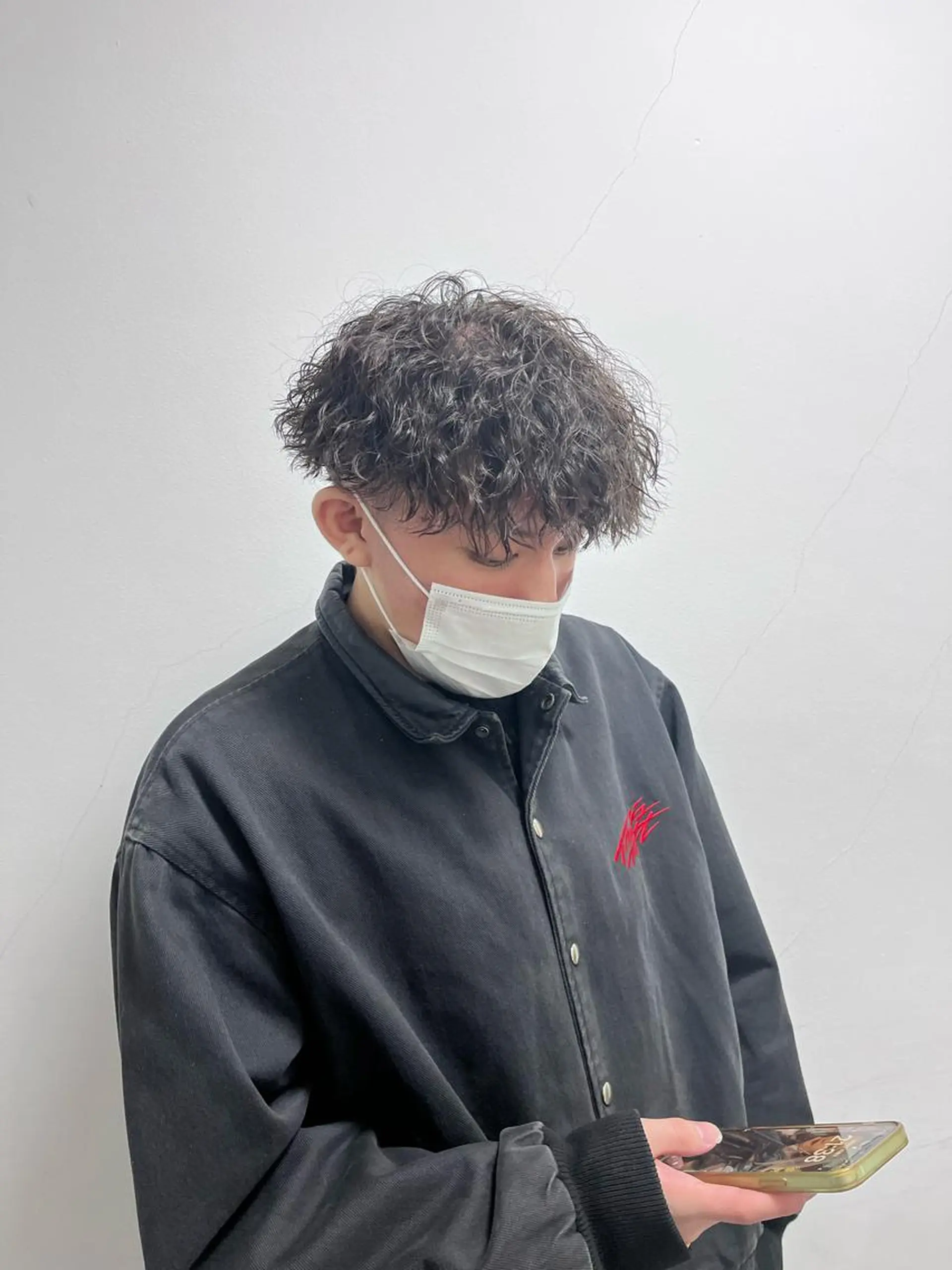 ショート パーマ メンズ Utata literie所属・嵯峨 大地/パーマ/ ハード系/特殊系のヘアスタイル