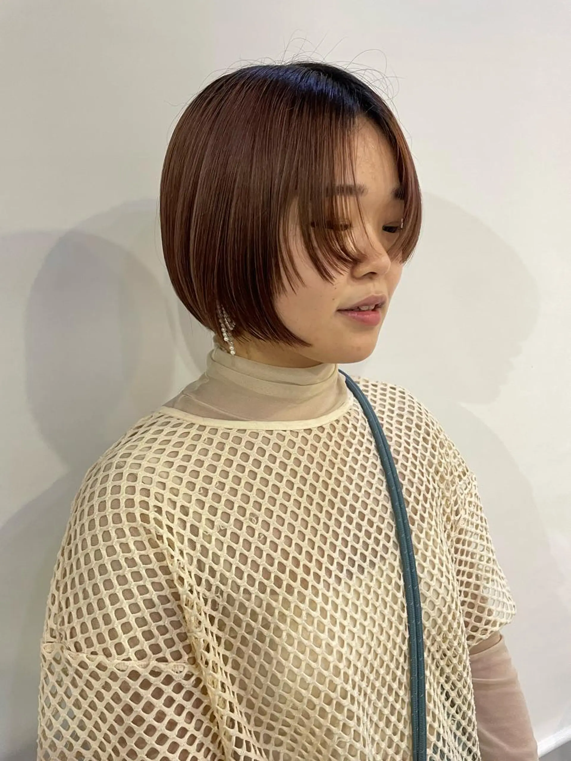 ショート ボブ silo所属・silo MOKA 顔周りカット🦦のヘアスタイル