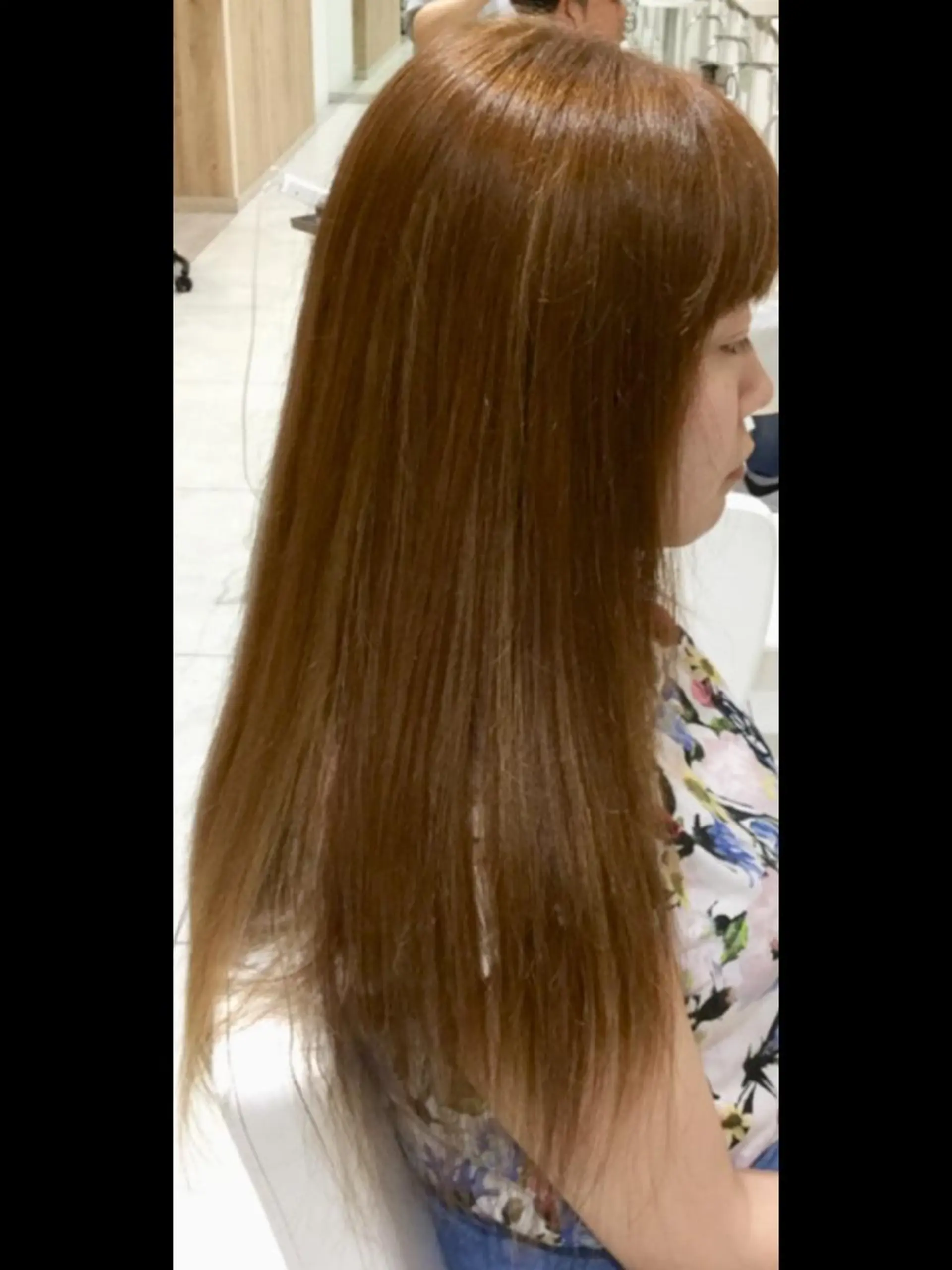 ロング カラー ヘアカラー トリートメント 松吉 純平のヘアスタイル