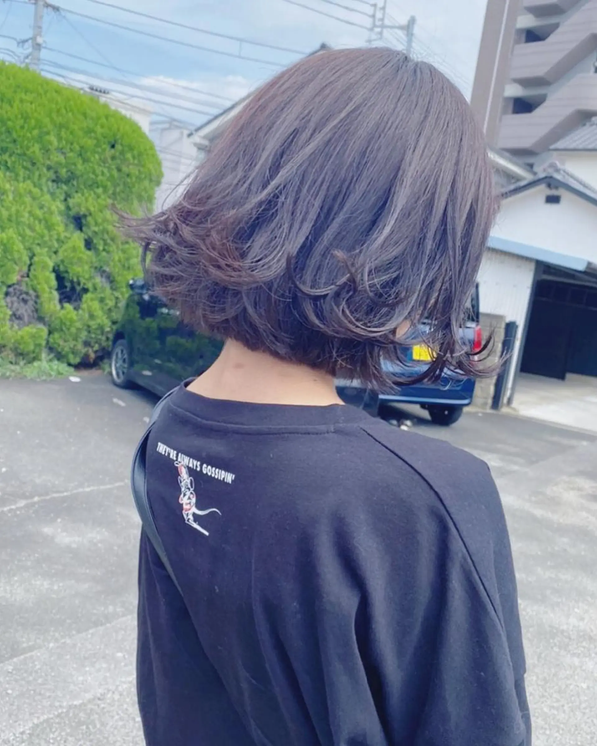 ショート ショートボブ ボブ ショートヘア 外ハネヘア 柿本拓【全席完全個室 ログネオン】のヘアスタイル