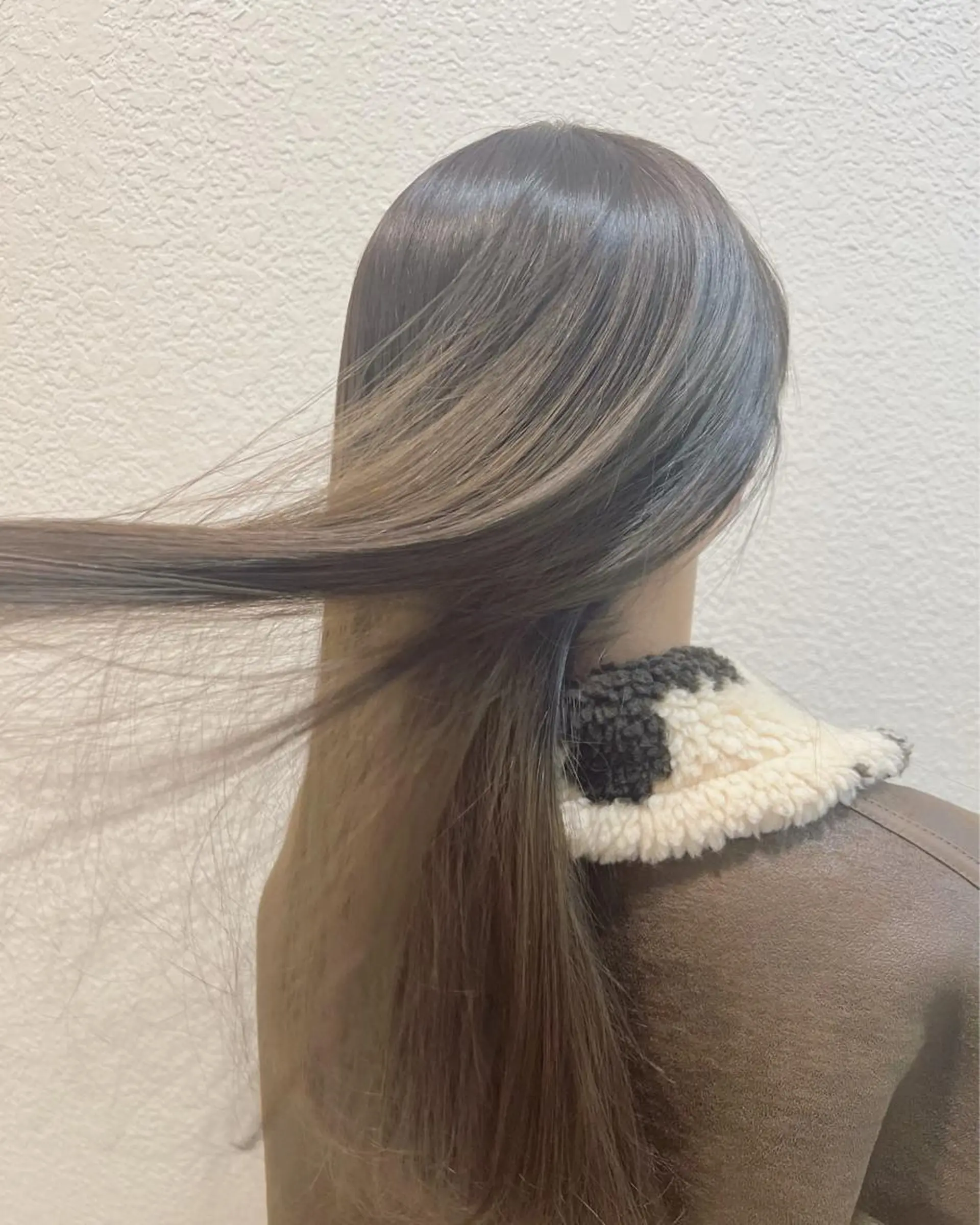 セミロング アッシュ カット 🎴イトウユウ🎴 #話さない美容師のヘアスタイル