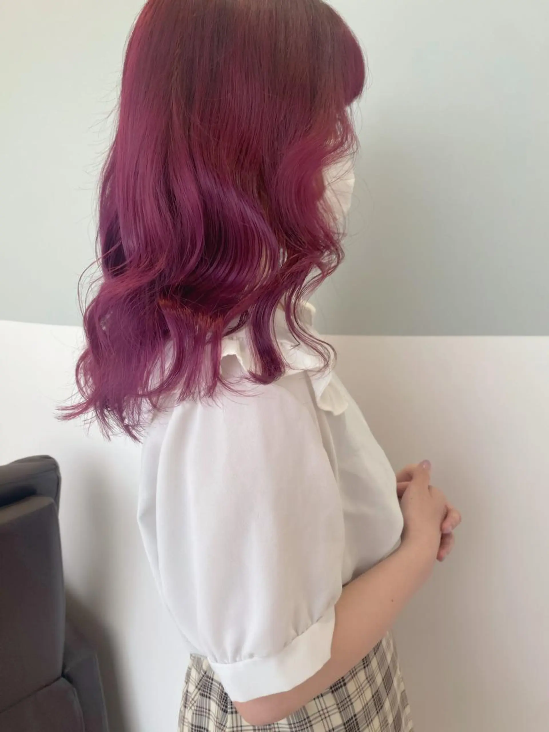 ロング カラー ピンクカラー matsuzawa mihoのヘアスタイル