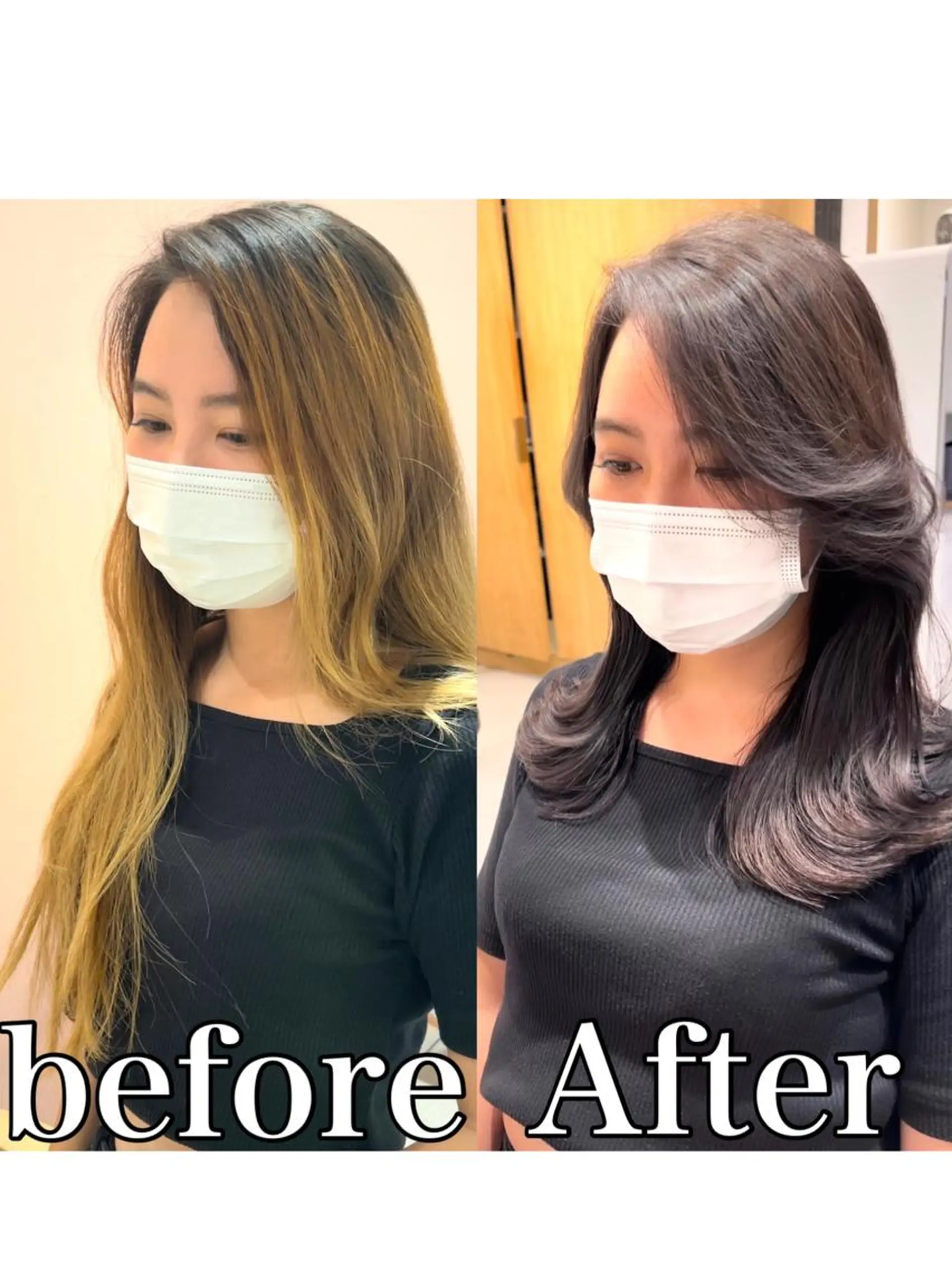 ロング カラー 顔周り特化/韓国ヘア /レイヤー/吉野幸大のヘアスタイル