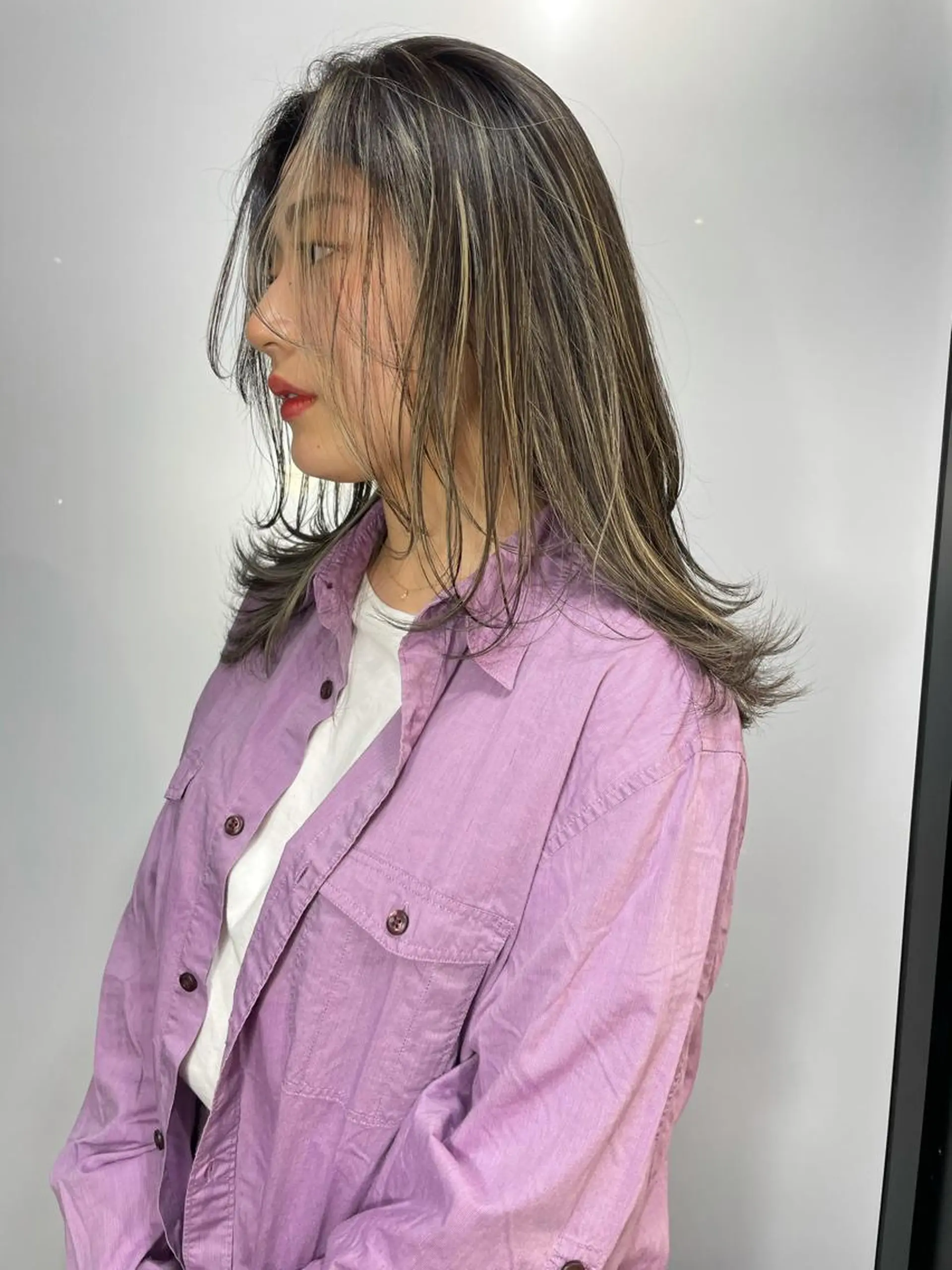 ミディアム カラー カット ヘアカラー トリートメント suvvy hairsalonのヘアスタイル