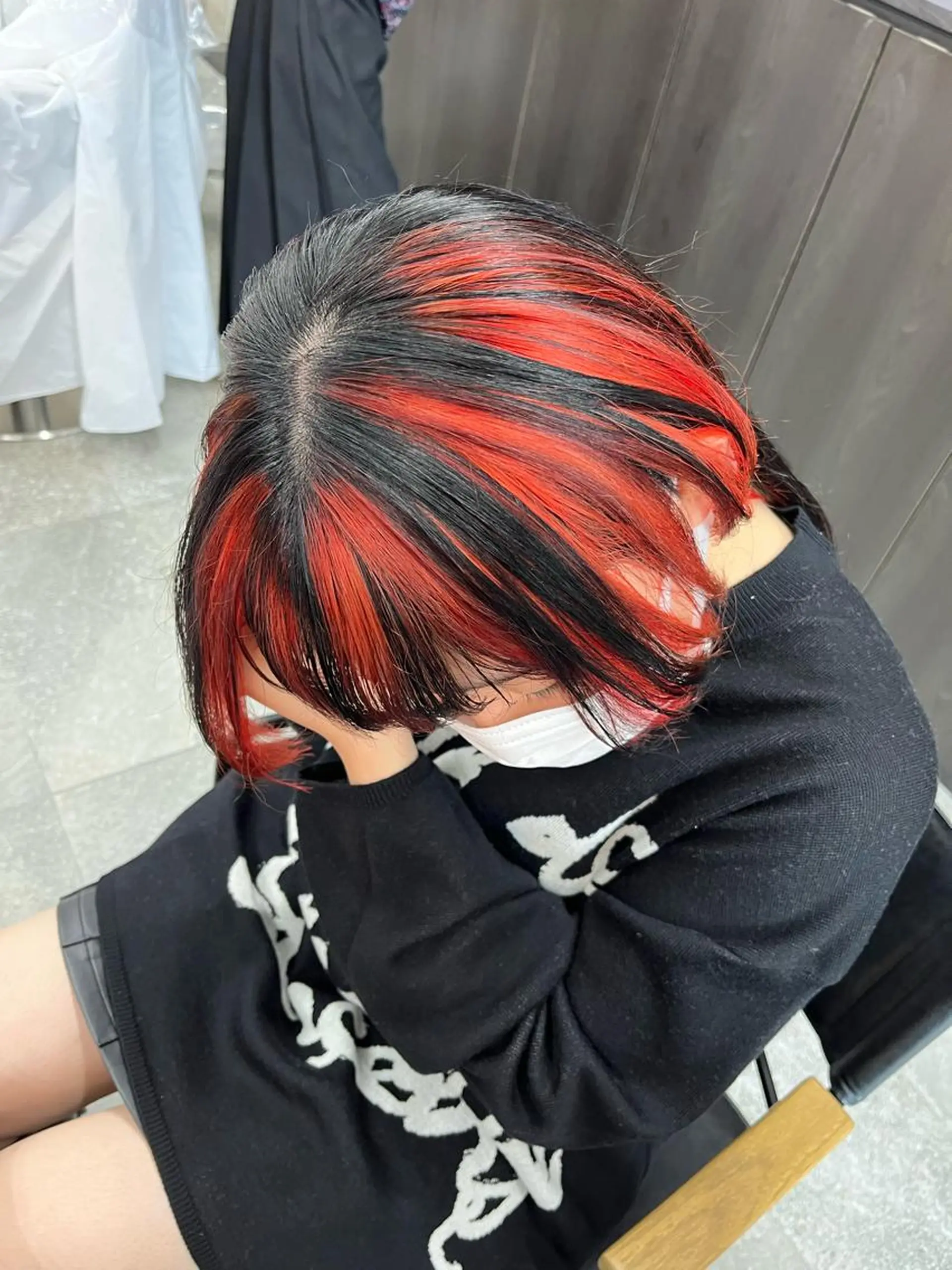 セミロング カラー ナガノリノ /ボブ/ ベージュ/暖色のヘアスタイル