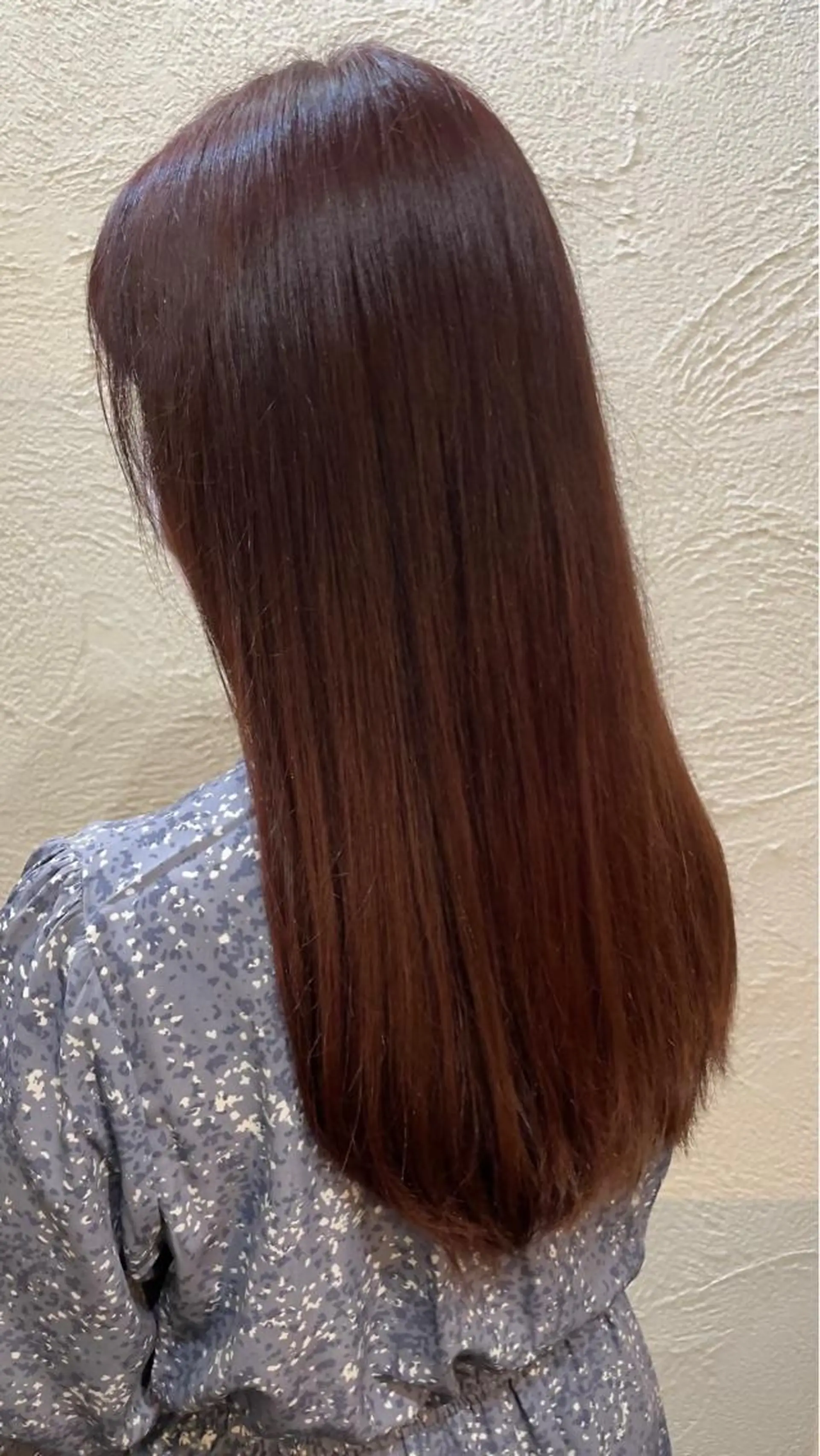 ロング カラー ブラウンカラー ピンクカラー ピンクブラウン hair room nico所属・箱守 さやかのヘアスタイル