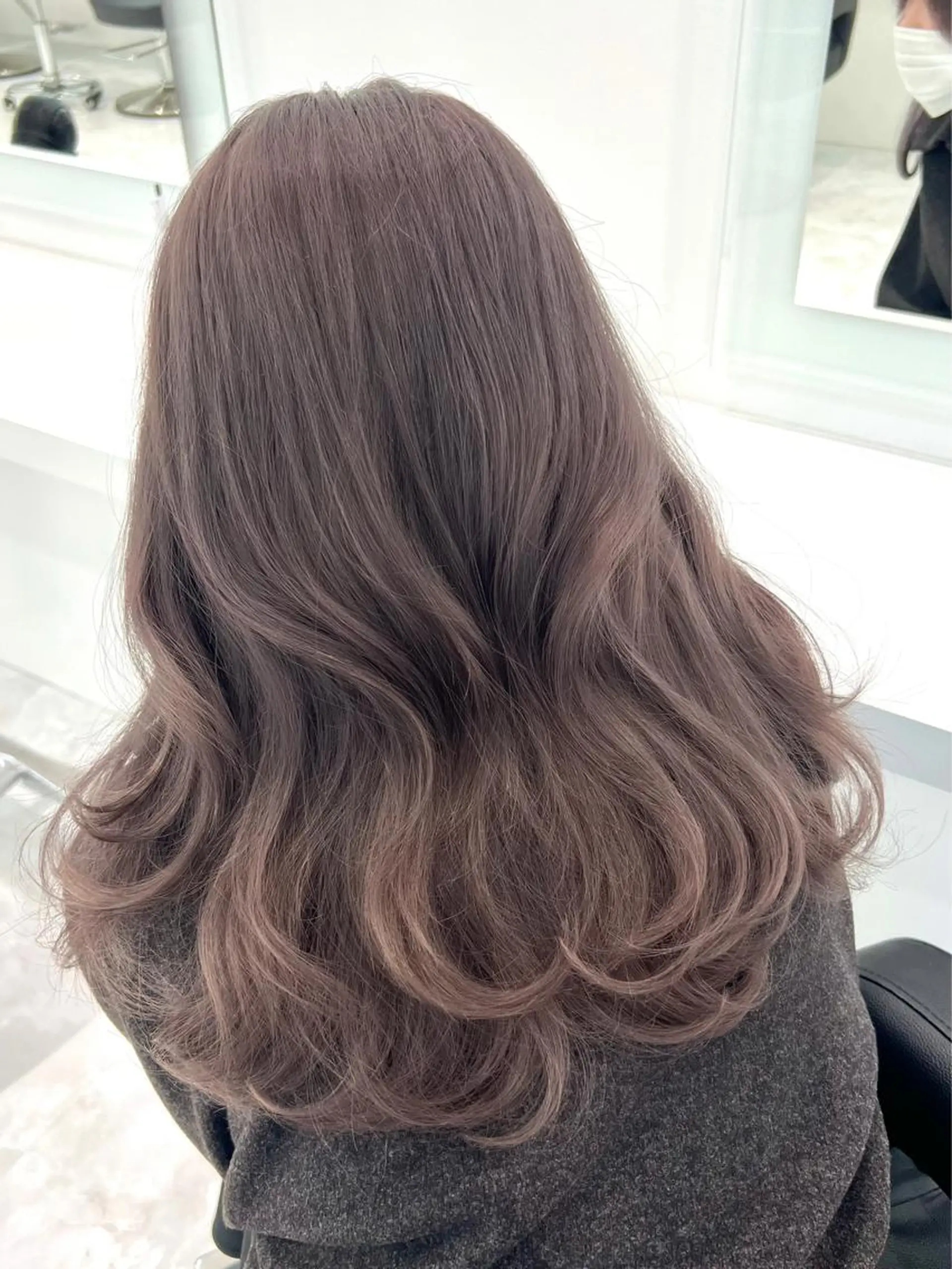 セミロング ヘアカラー トリートメント ヘアセット ハイトーン/ケア ブリーチ/sEnAのヘアスタイル