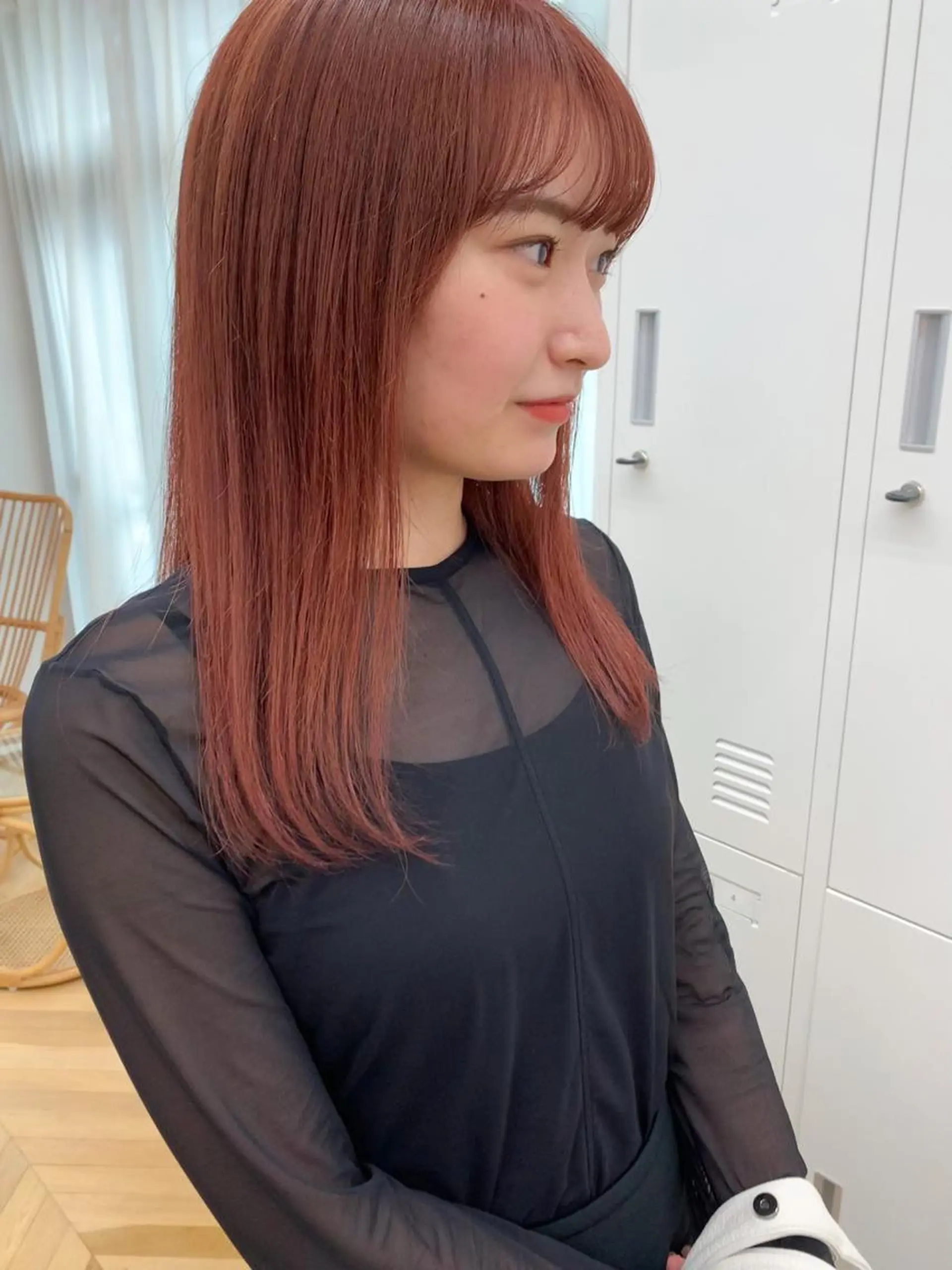 セミロング カラー ヘアカラー トリートメント cirrus🕊 韓国ヘア♡山縣あかりのヘアスタイル
