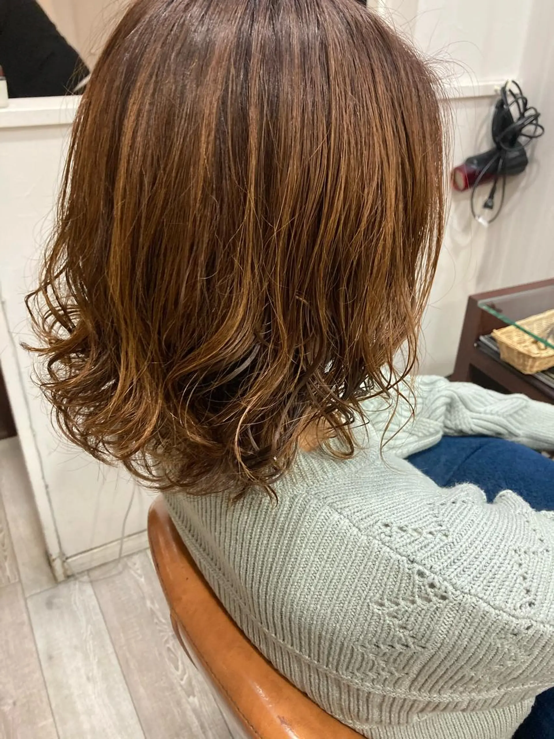 ショート パーマ 中川 湖稀のヘアスタイル