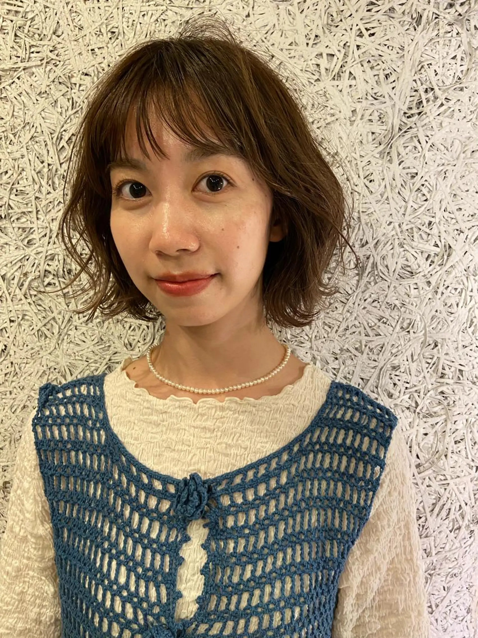 ミディアム ヘアカラー トリートメント なかむら ゆきのヘアスタイル