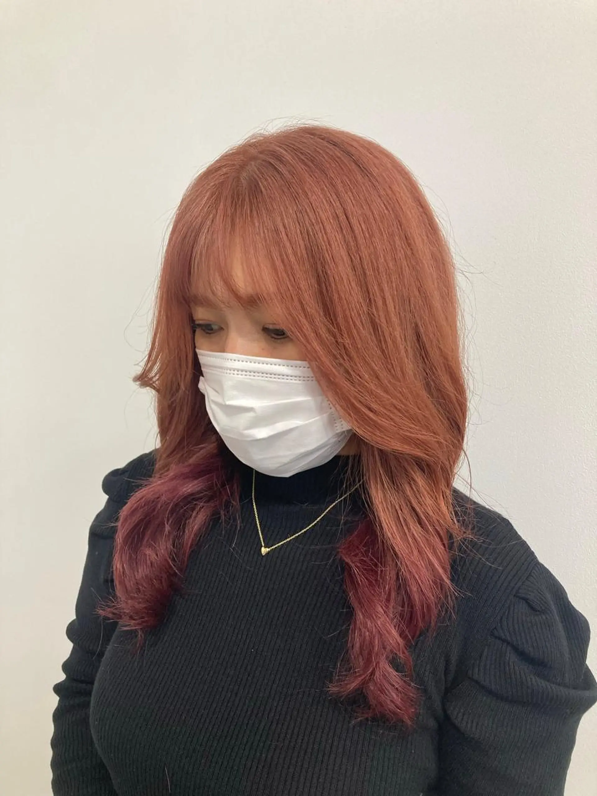 ロング ヘアカラー トリートメント MiRI💜地毛級 エクステ✖似合わせ技のヘアスタイル