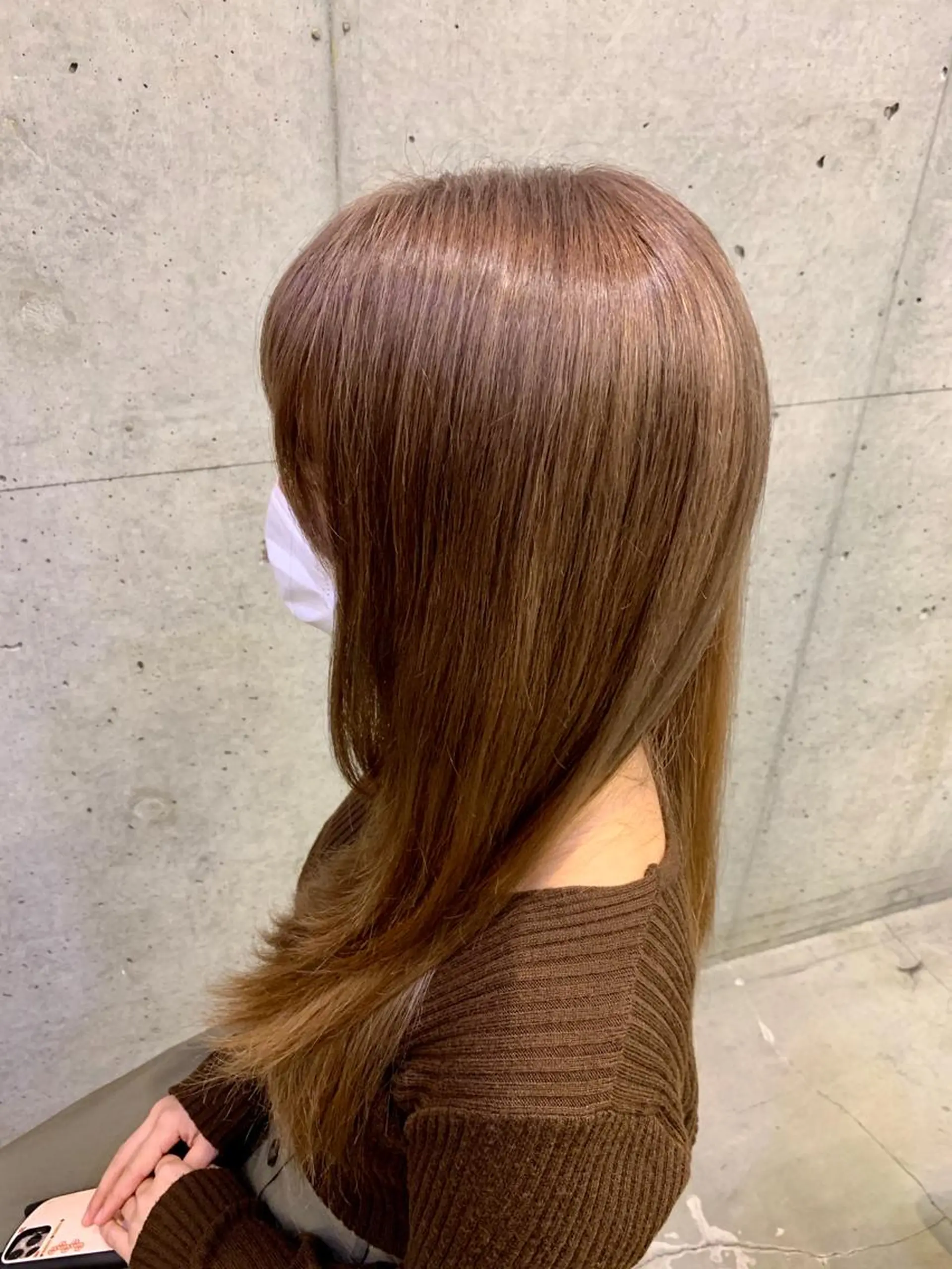 ロング カラー パーマ ラニティック所属・田辺 東陽のヘアスタイル