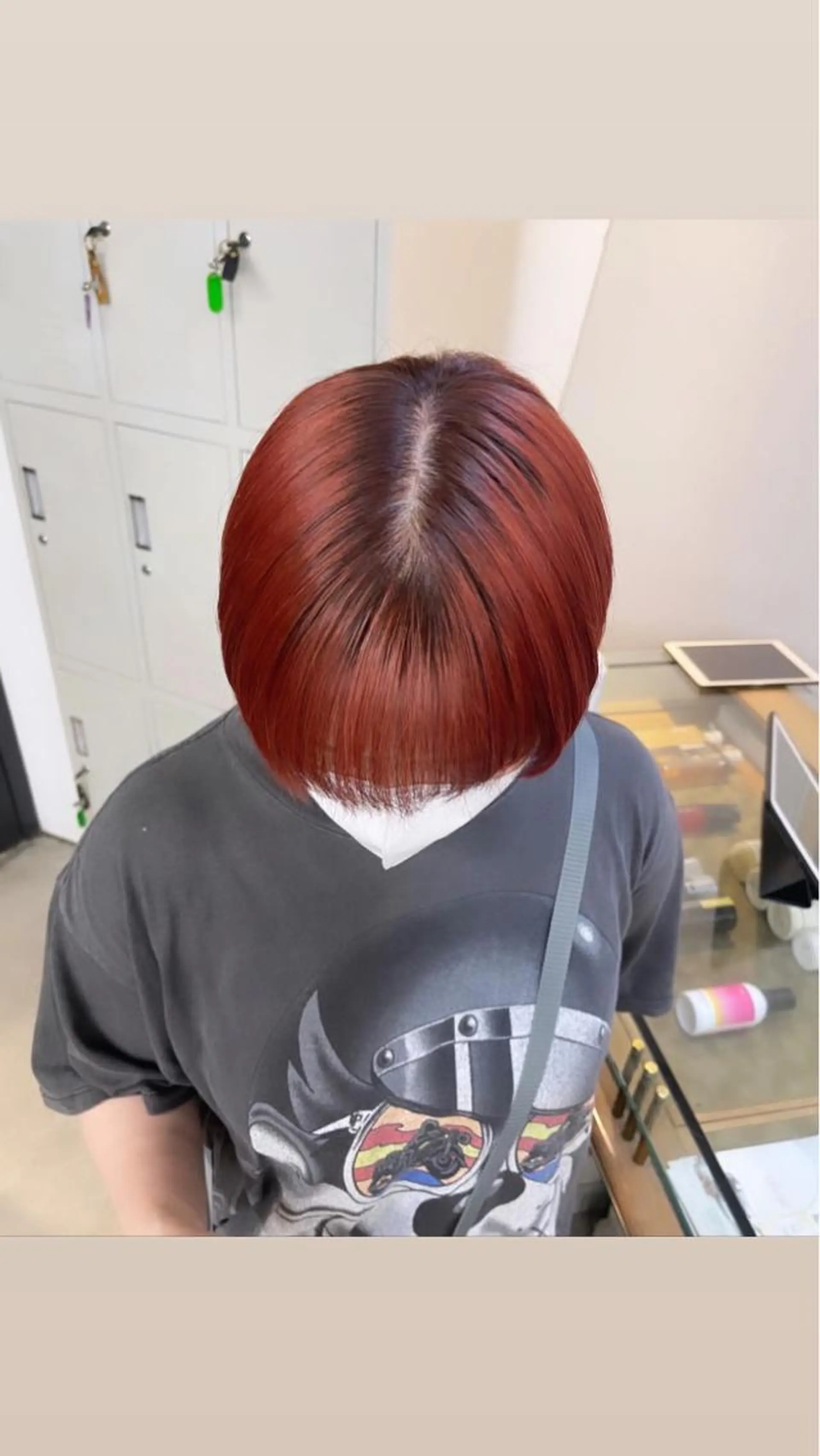 ショート カラー 渋谷ケアブリーチ Suuのヘアスタイル