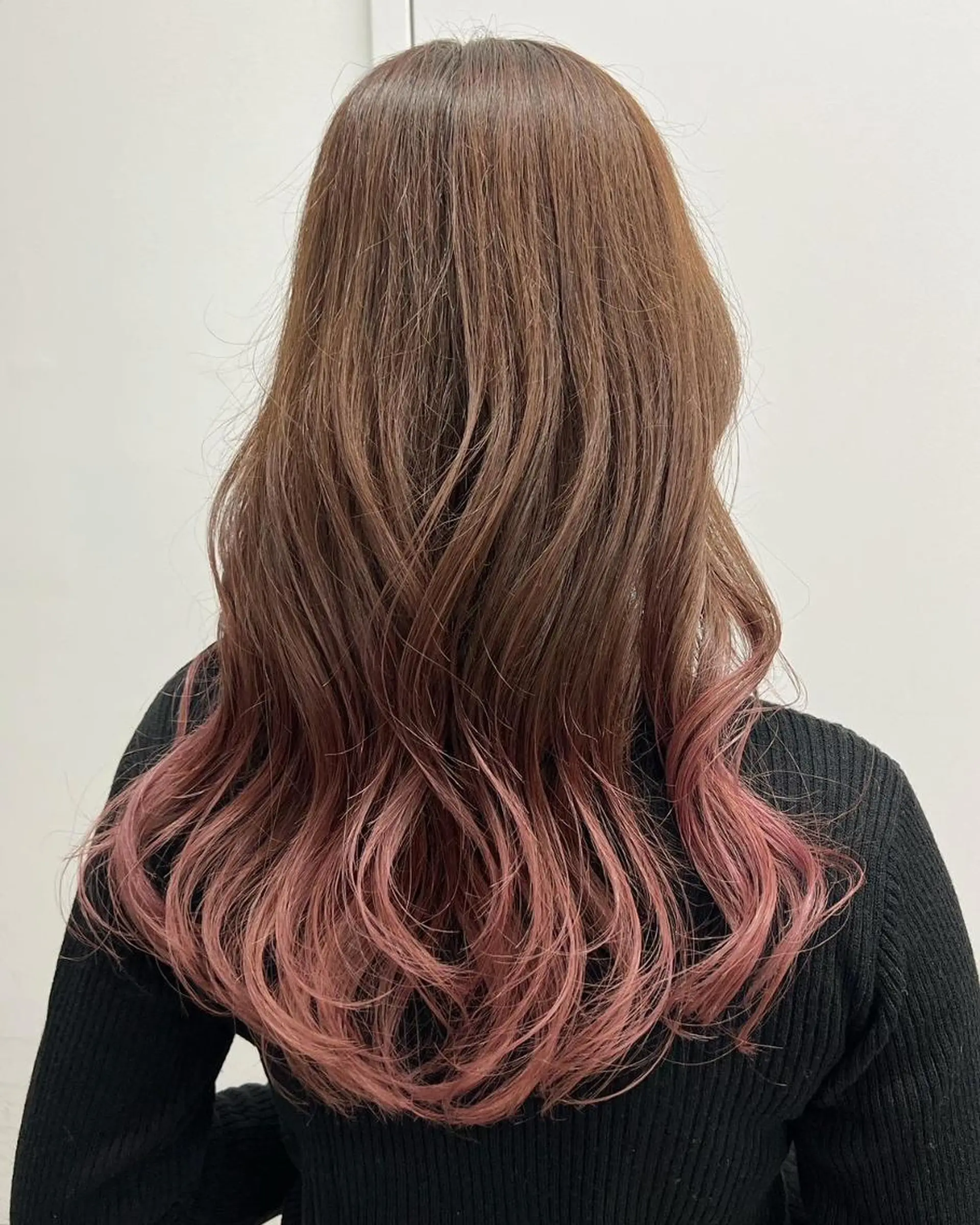 ミディアム アッシュ フレンチガーリー 髪質改善 オン眉 公式 Ease by amble luxeのヘアスタイル