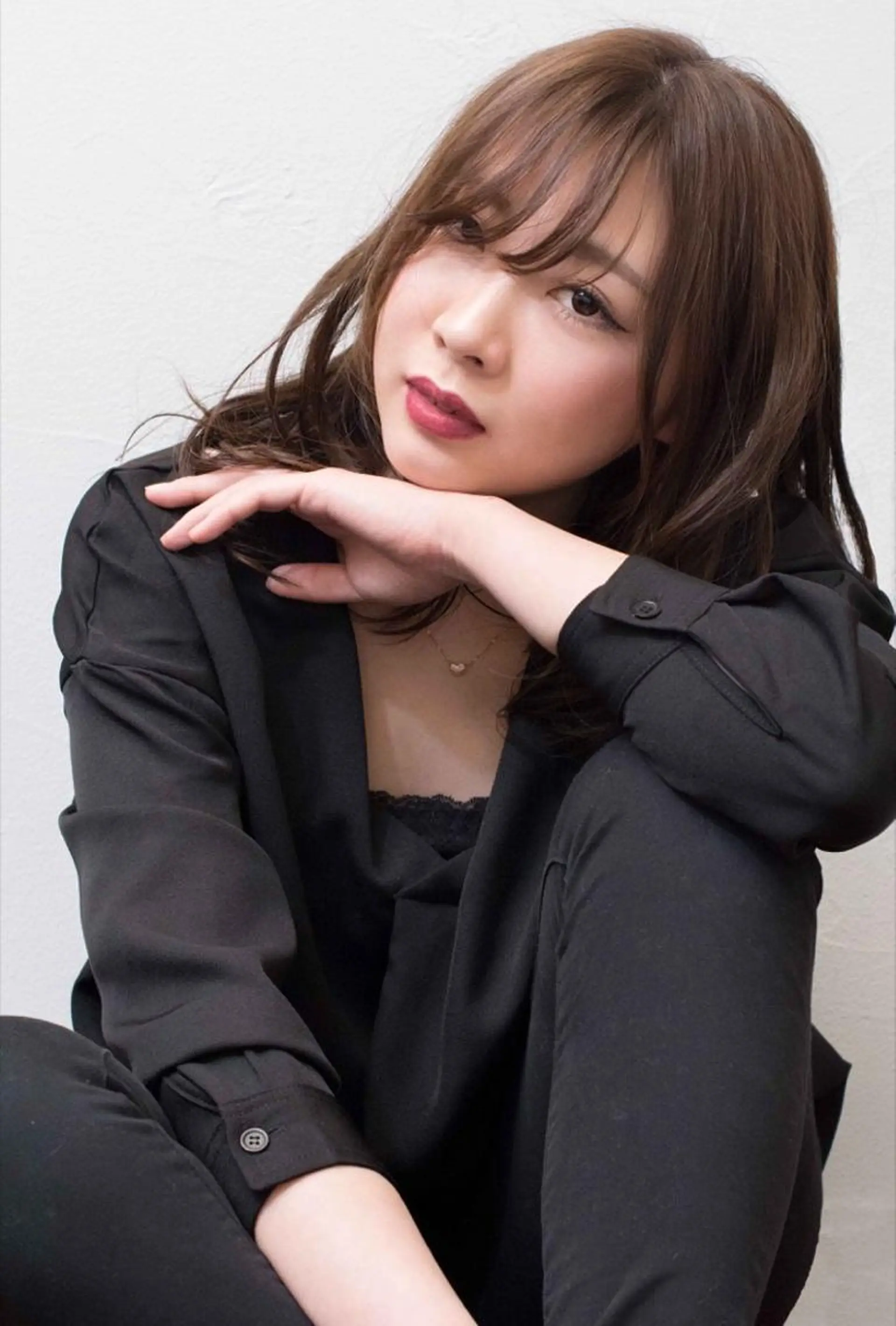 セミロング カラー La Ruelle 江曽島店のヘアスタイル