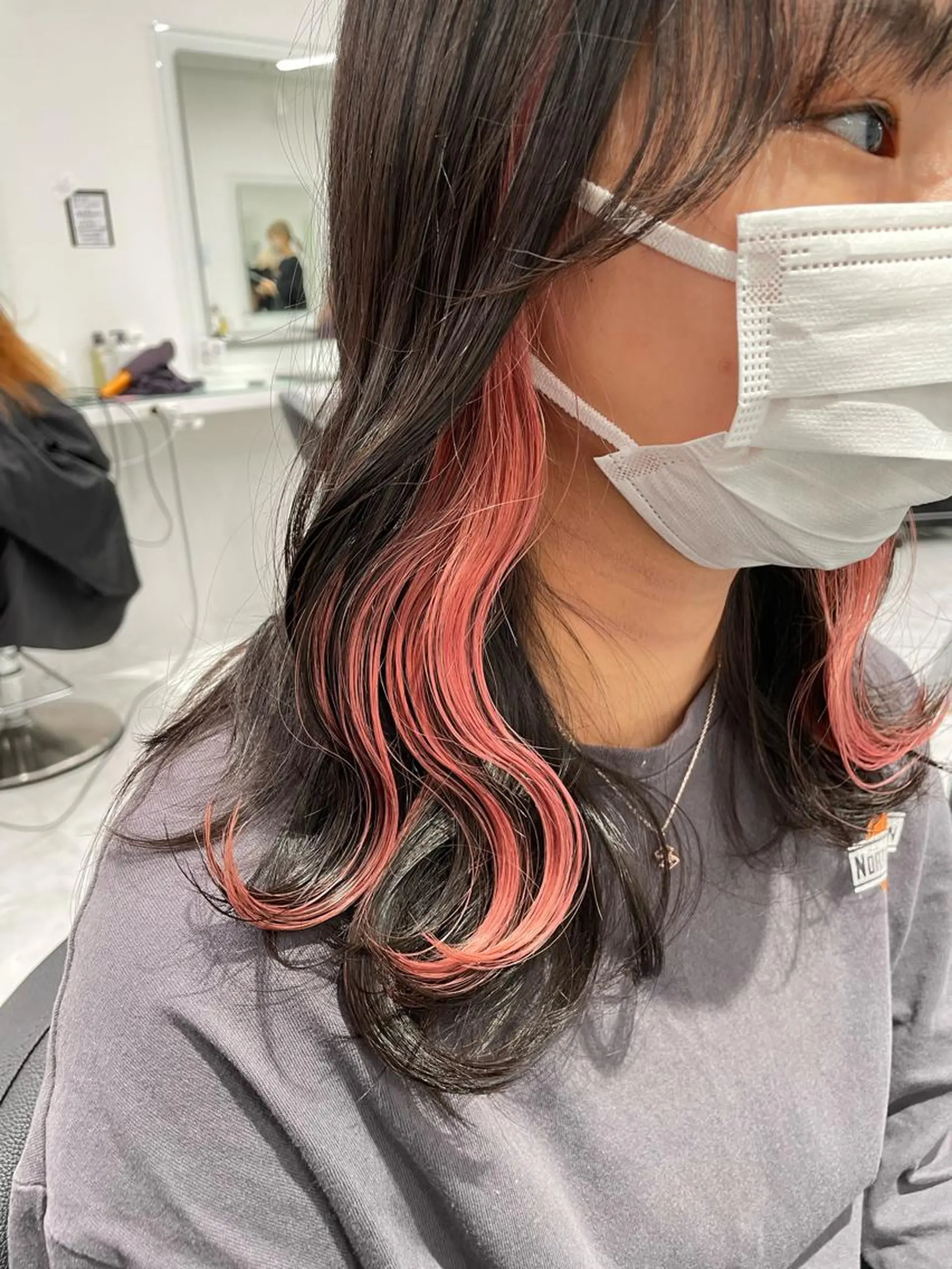 セミロング カラー パーマ ヘアアレンジ ネイル マツエク・マツパ アイブロウ ヘアカラー 🤍ベージュ×艶髪 🤍Ryuta🤍のヘアスタイル