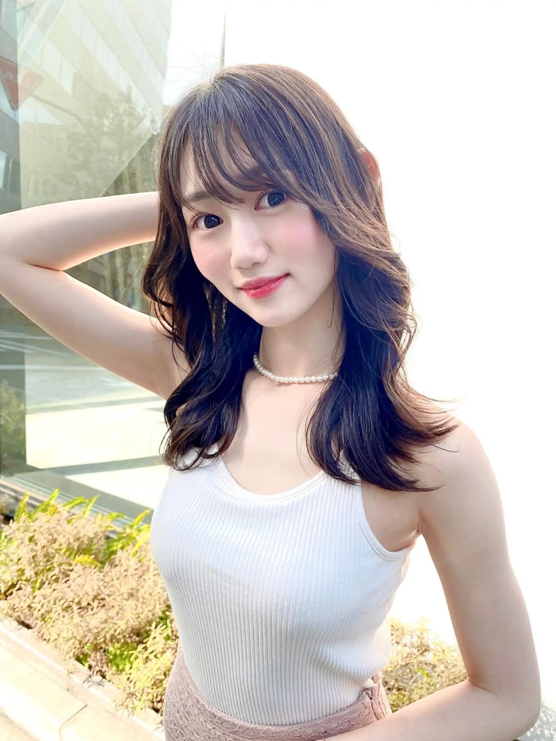 ミディアム カット トリートメント 韓×中くびれヘア💋 髪質改善宇塚元哉💓のヘアスタイル