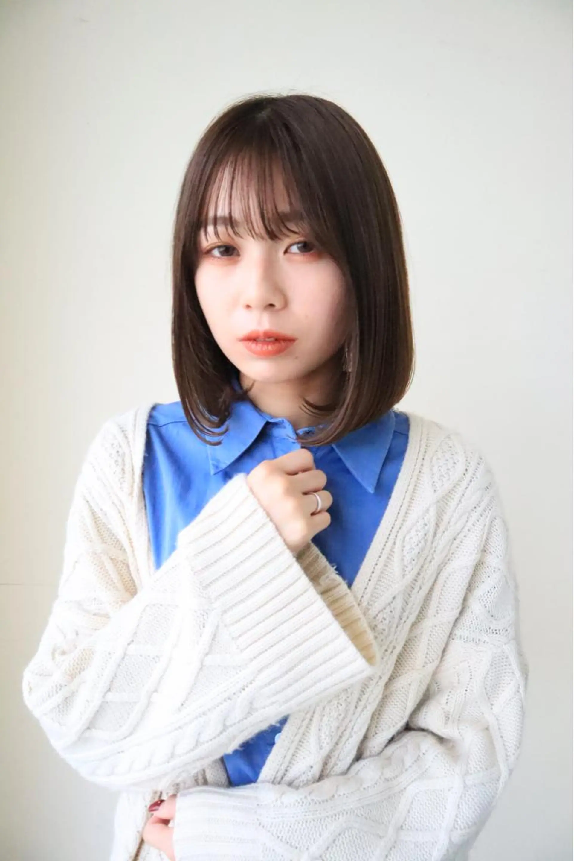 ショート カラー 透明感カラー ボブ 顔周りカット 髪質改善 ショートヘア 小町康耀　ボブ /顔周りレイヤーのヘアスタイル