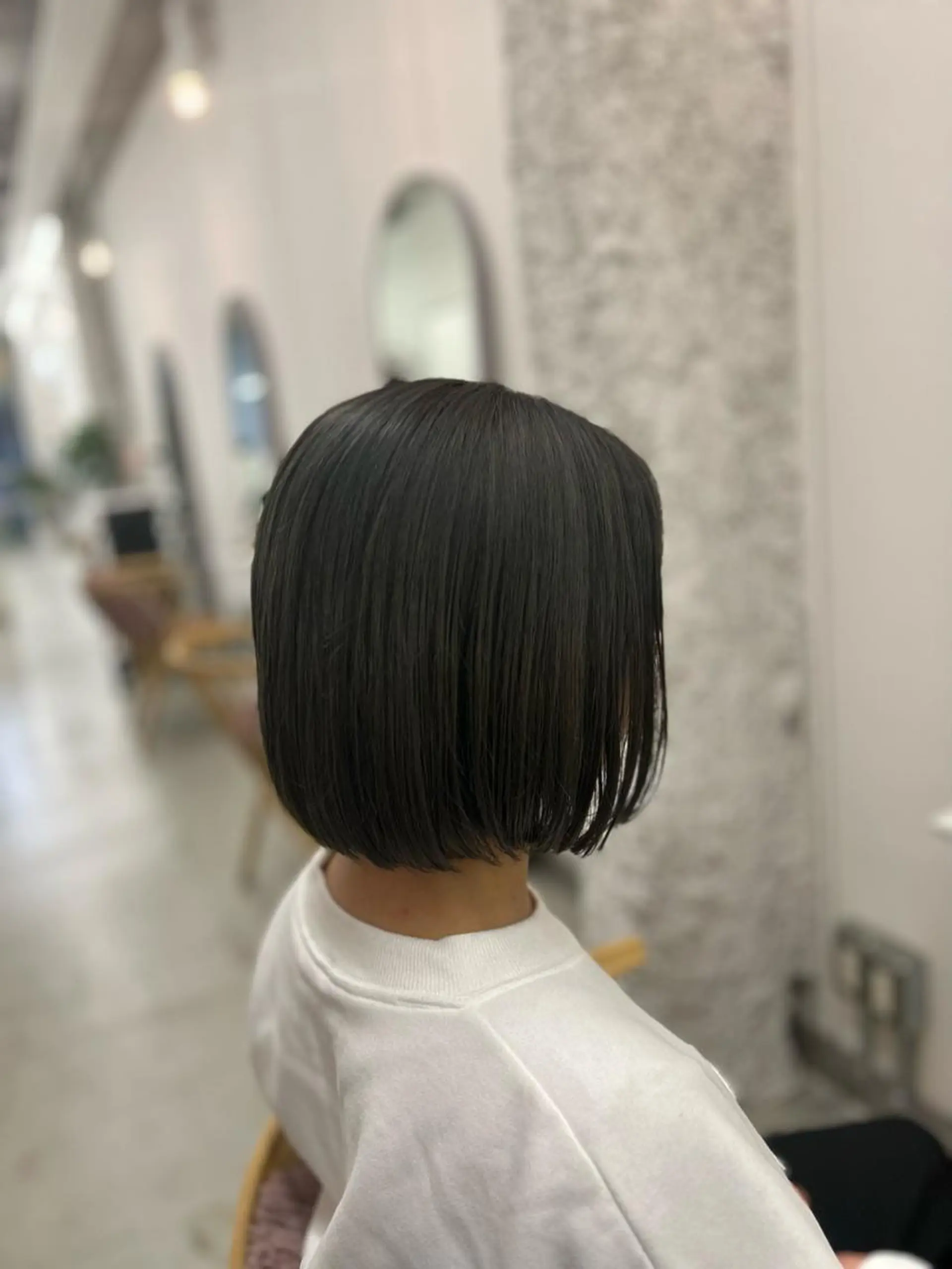 ショート カット ヘアカラー トリートメント 名古屋/伏見/花屋 併設/不破新のヘアスタイル