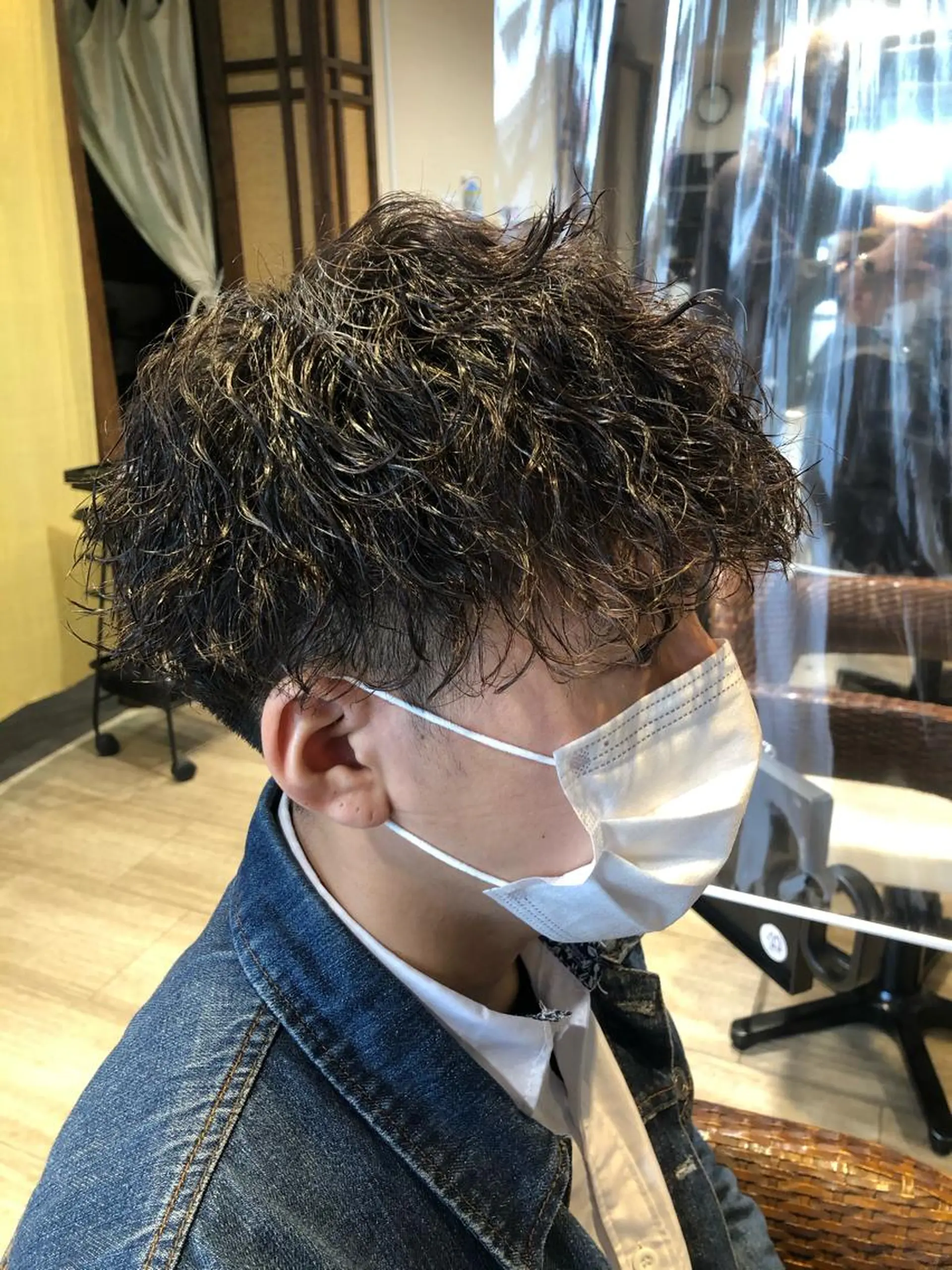 ショート パーマ メンズ メンズパーマ/ スパイキー/神田正紀のヘアスタイル