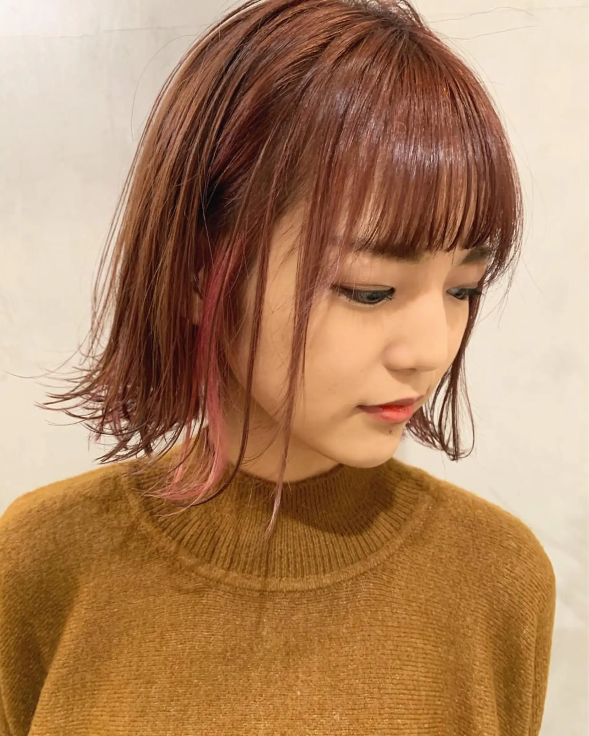 ショート カラー ヘアカラー トリートメント 優 作のヘアスタイル