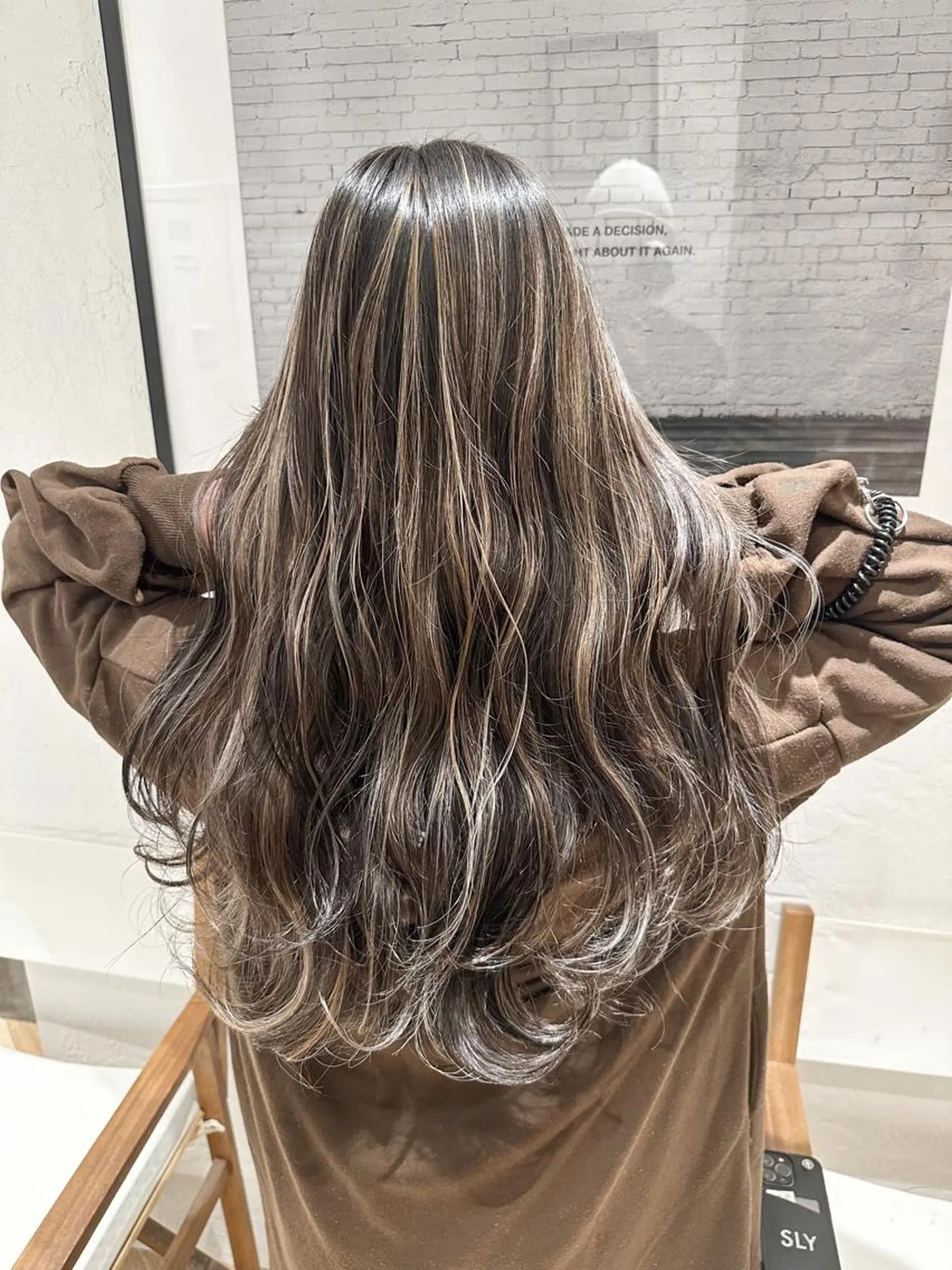 ロング ハイライト 佐藤/本物志向の 髪質改善サロンのヘアスタイル