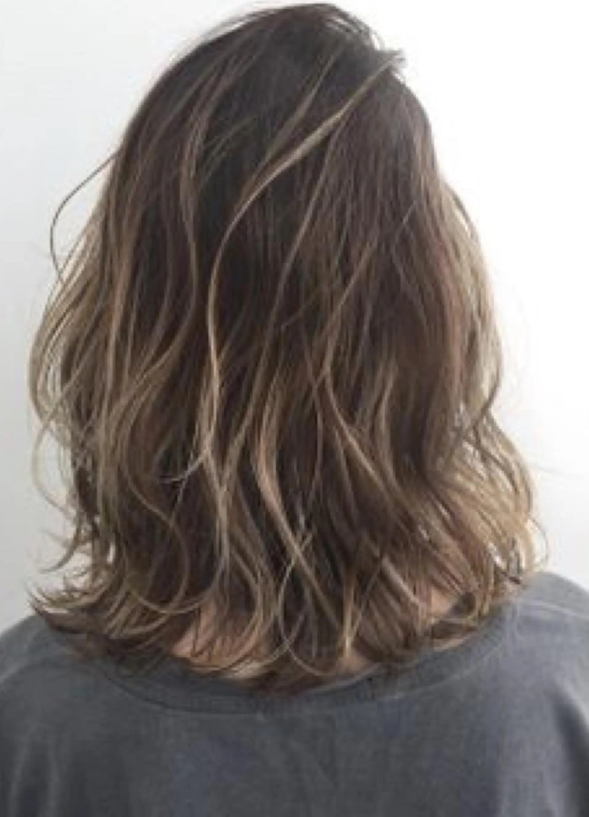 ロング ヘアカラー トリートメント 安永 涼のヘアスタイル