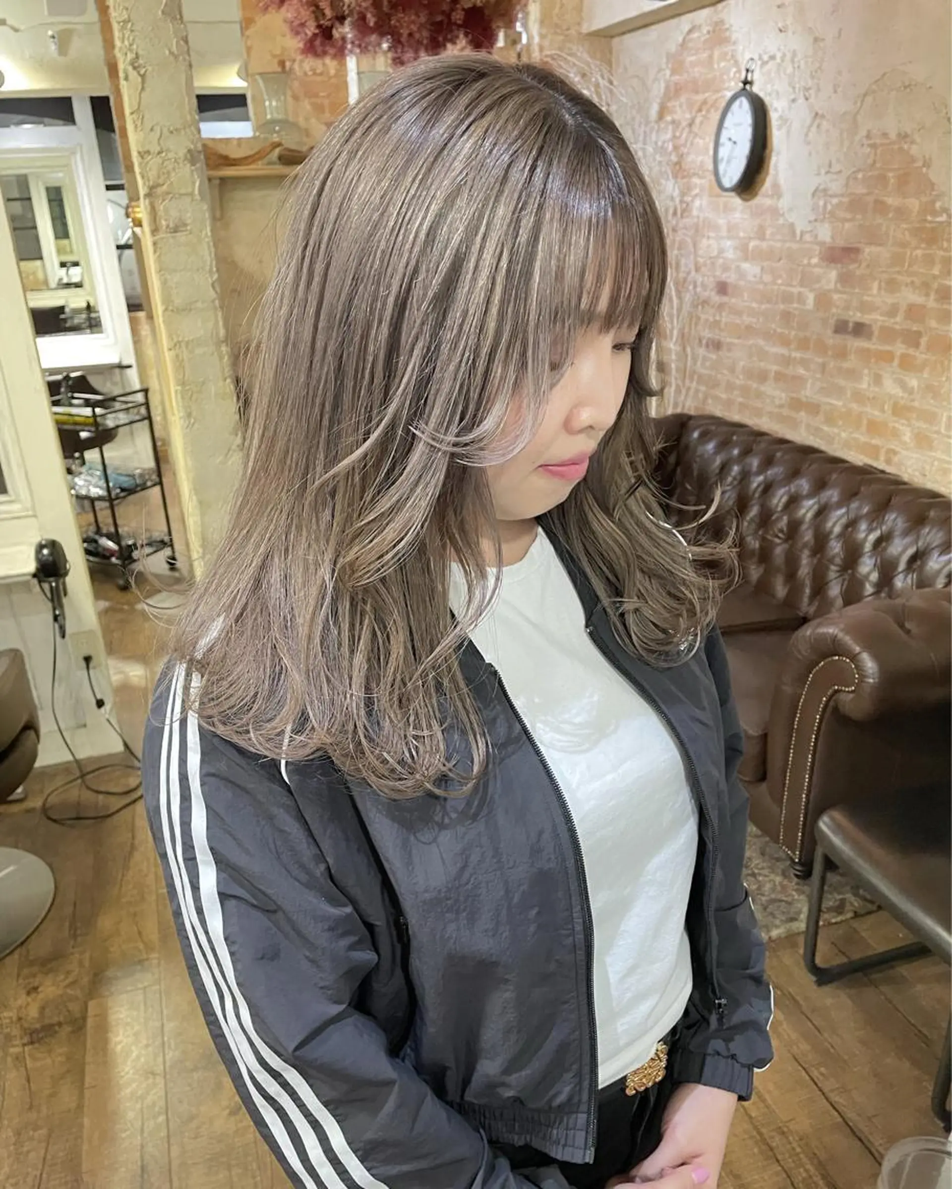 ミディアム カラー ヘアカラー トリートメント 遠藤 拓馬のヘアスタイル