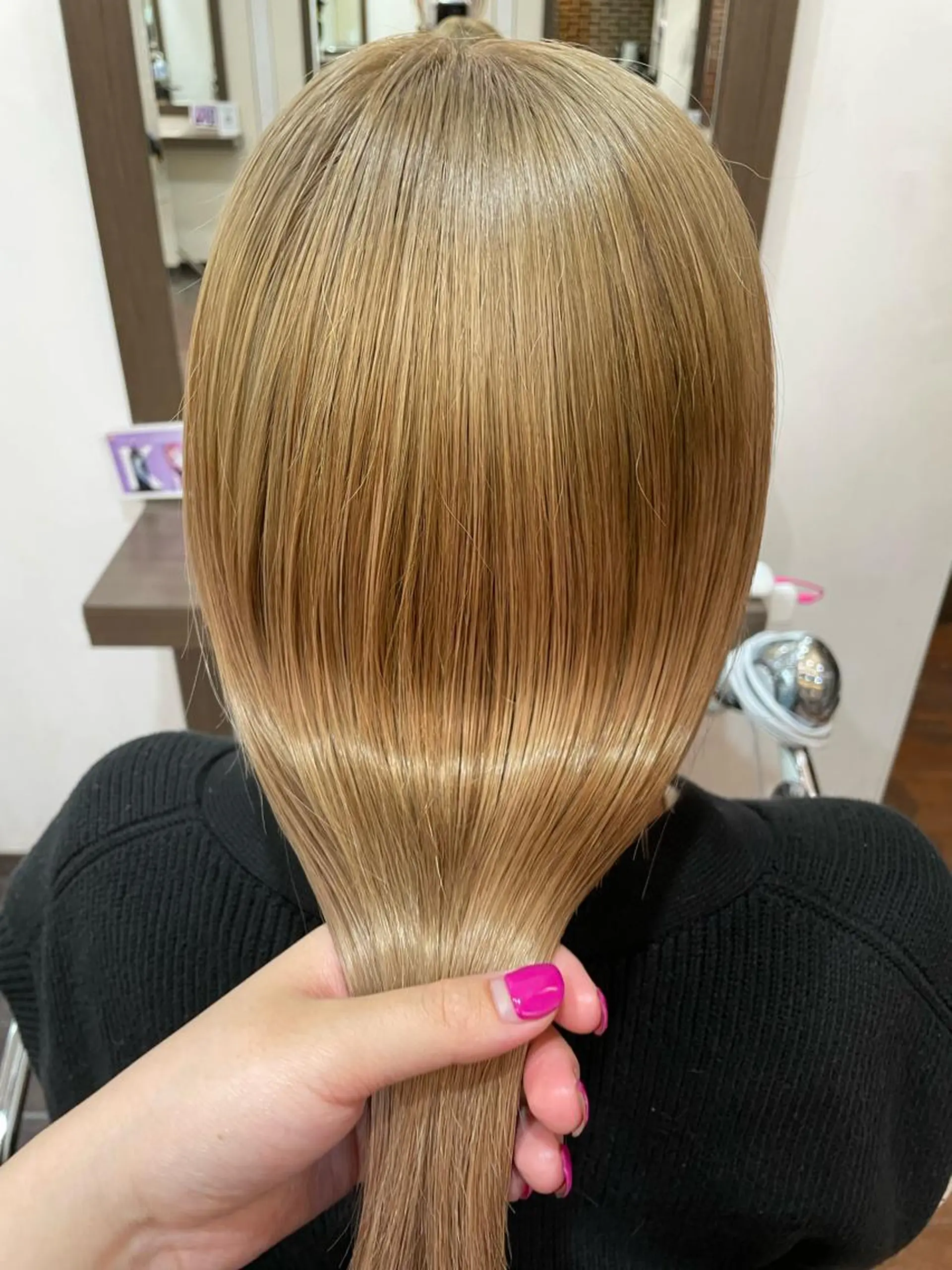 セミロング 髪質改善 トリートメント 酸熱トリートメント トリートメント メンズ/艶髪/カラー サクラ🌸のヘアスタイル