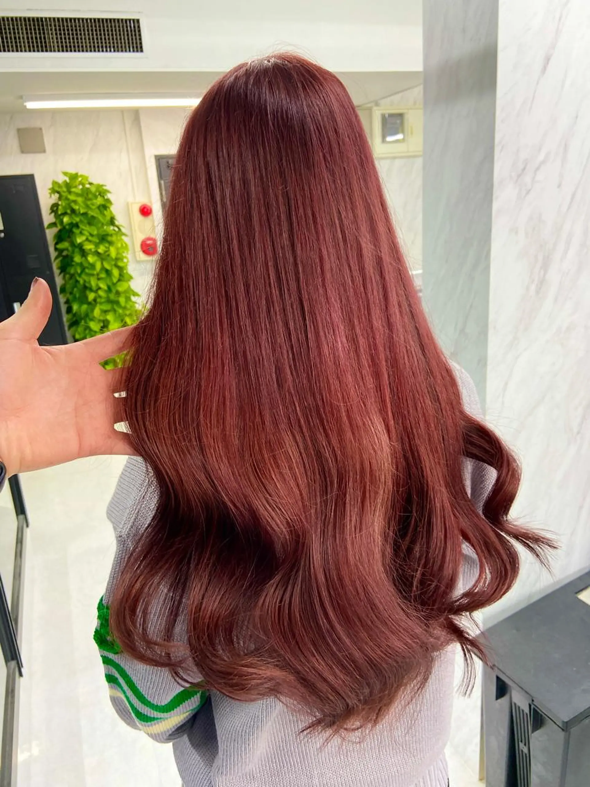 ロング カラー ハイトーンカラー ヘアカラー トリートメント ミルボンAujua認定サロン Ria OSAKA 梅田所属・メンズ、エクステ特化 Ryuのヘアスタイル