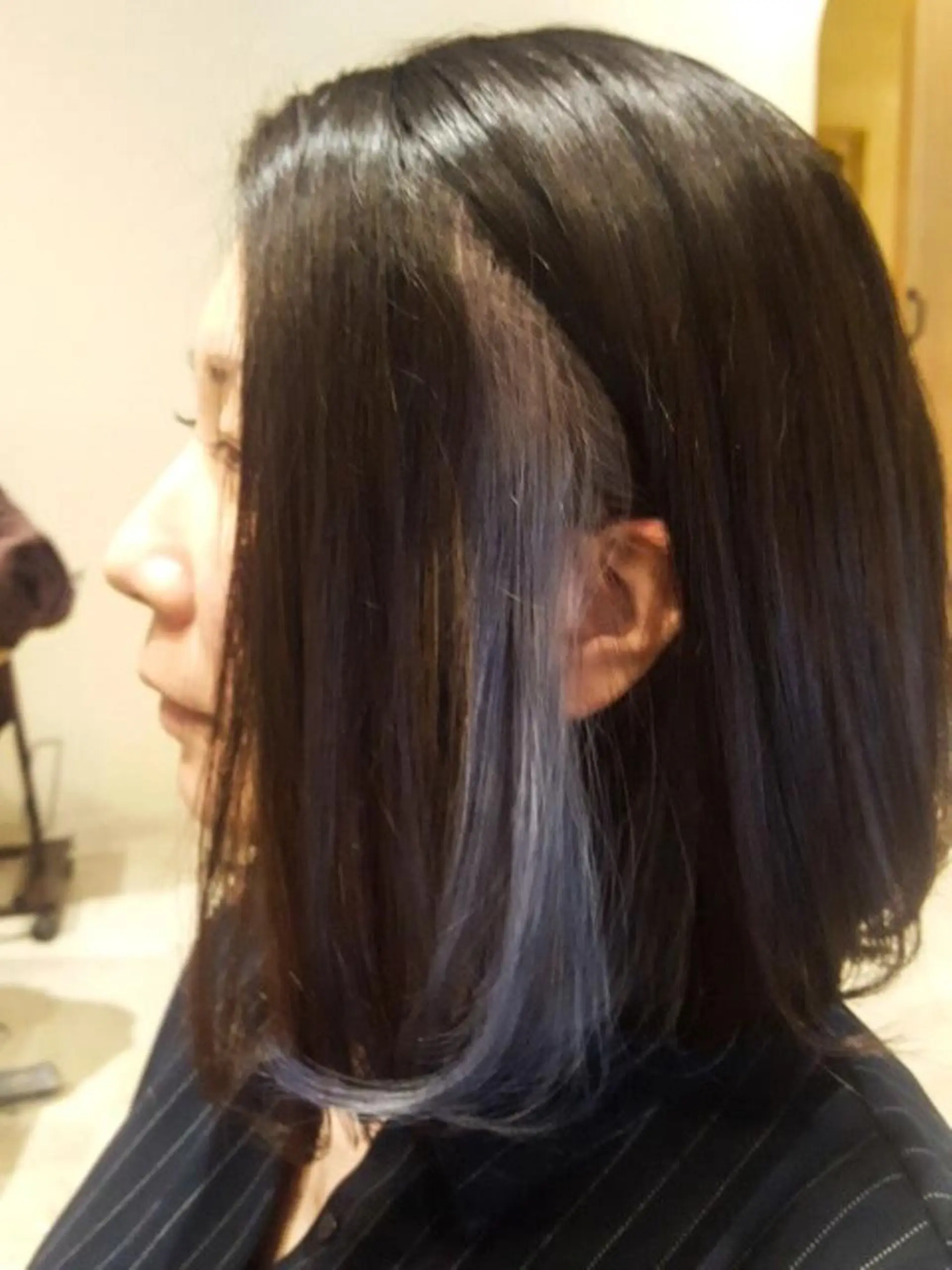 ミディアム カラー インナーカラー 尾野 恭平のヘアスタイル