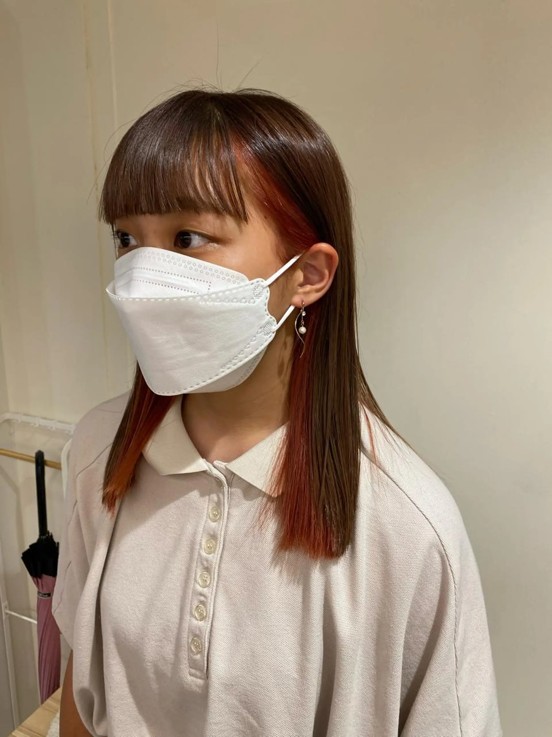 ミディアム カラー ヘアアレンジ ヘアカラー ボブ /ニュアンス/ satomi🧸💖のヘアスタイル