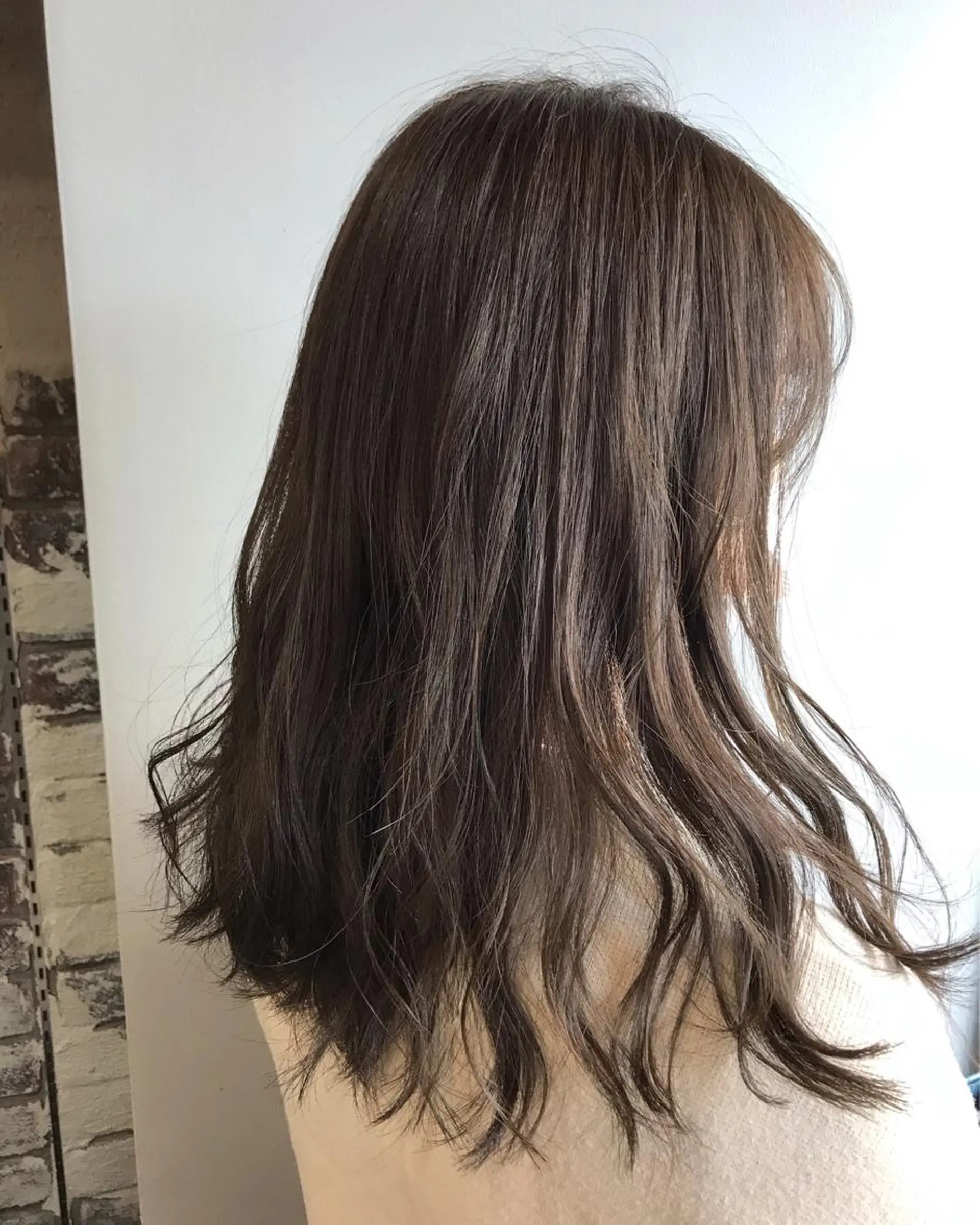 セミロング ヘアカラー トリートメント SHIAN八王子 🇫🇷山本実穂のヘアスタイル