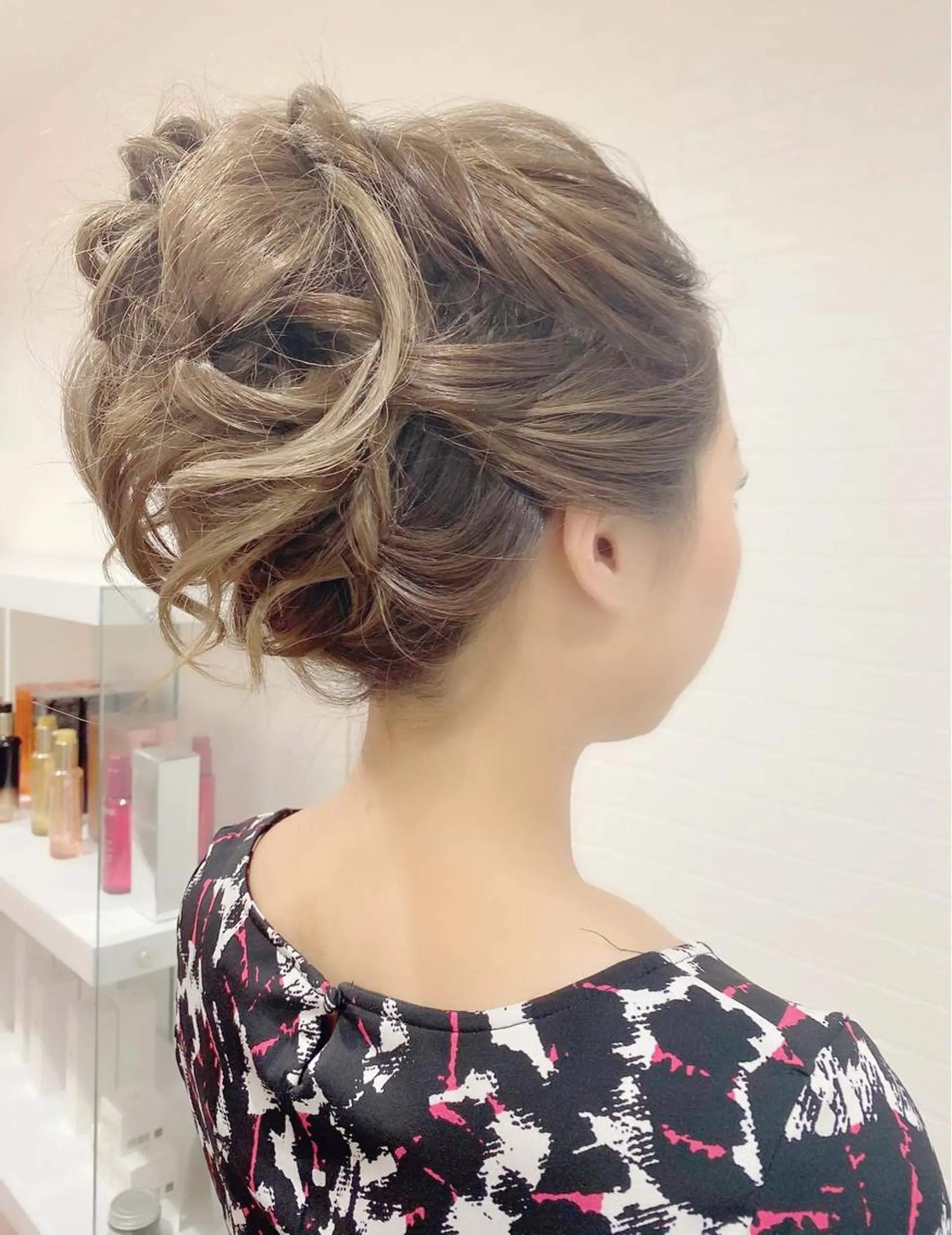 ヘアアレンジ お団子ヘア ヘアセット GRANLUSSO 〜グランルッソ駅前店所属・木口 嘉美のヘアスタイル