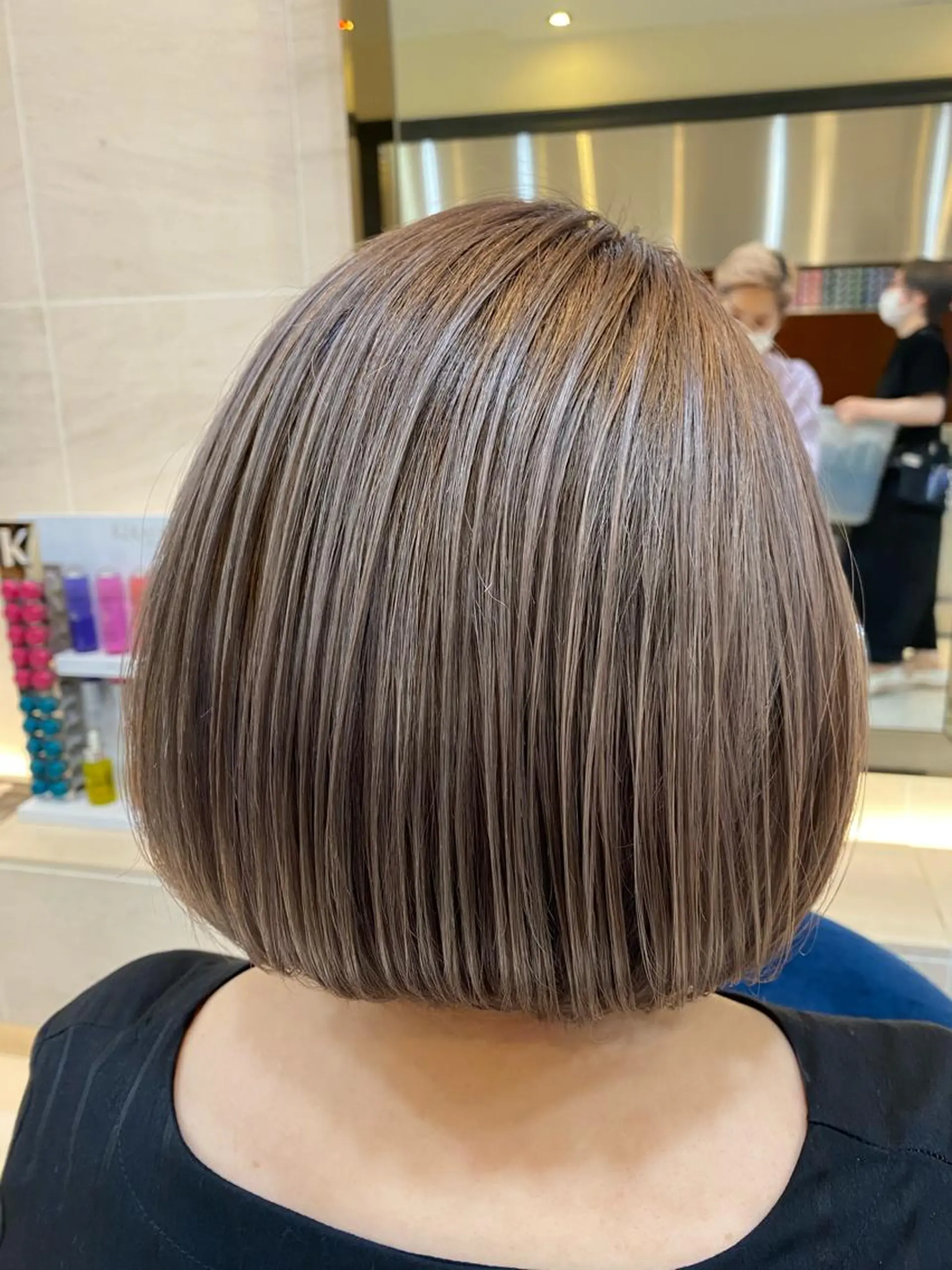 ミディアム ヘアカラー sea's所属・ヒラカホ/矢場町/ ブリーチ/似合わせのヘアスタイル