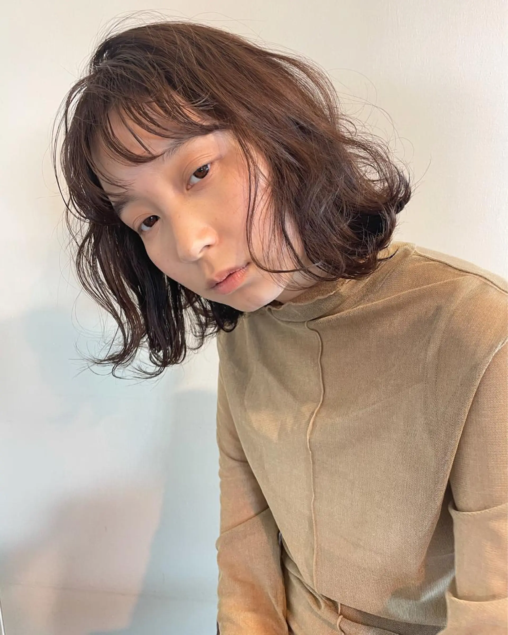 ミディアム カラー ヘアアレンジ 徳永 実沙のヘアスタイル