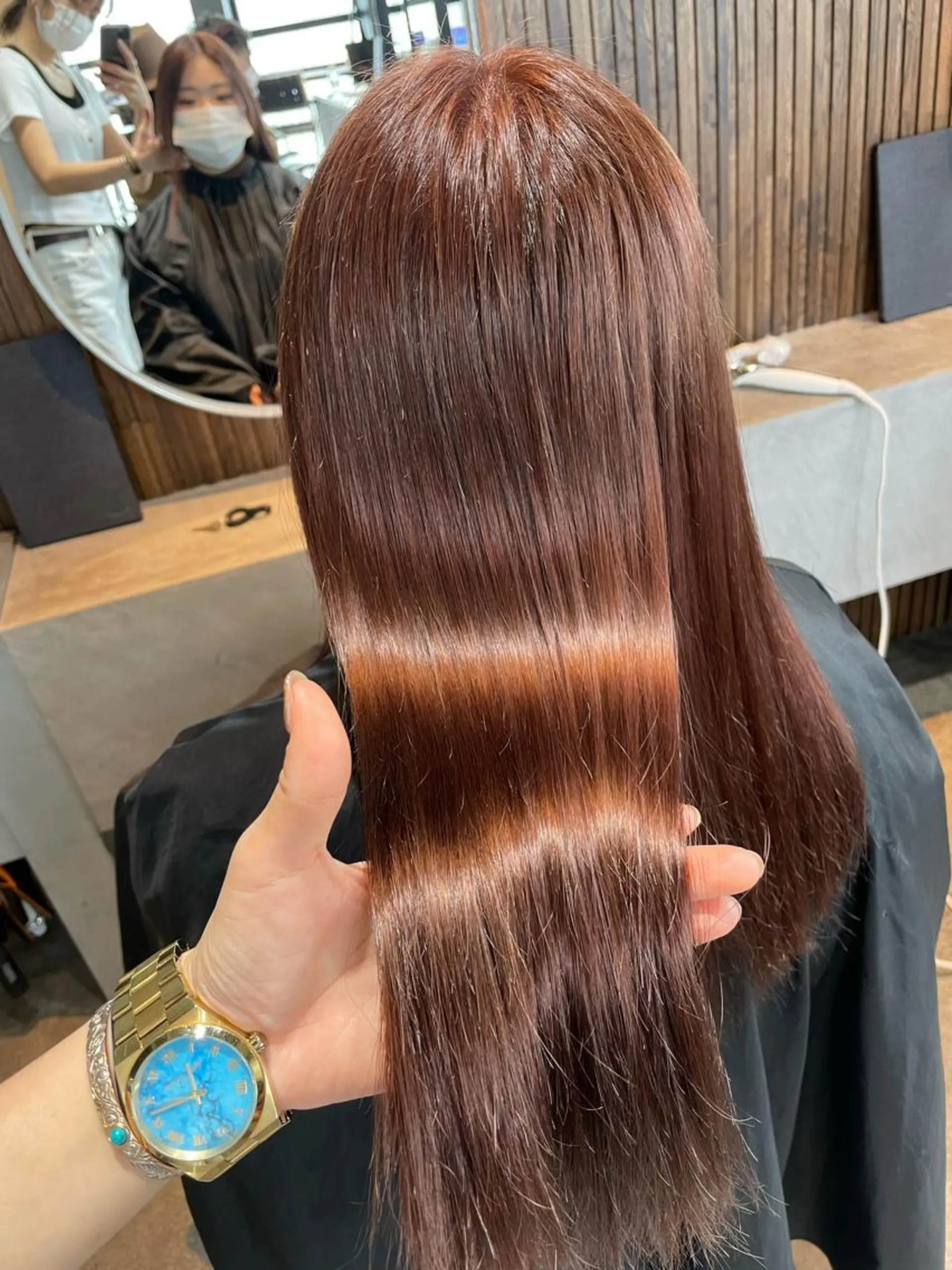 セミロング 縮毛矯正 HAVANA MIZUKIのヘアスタイル