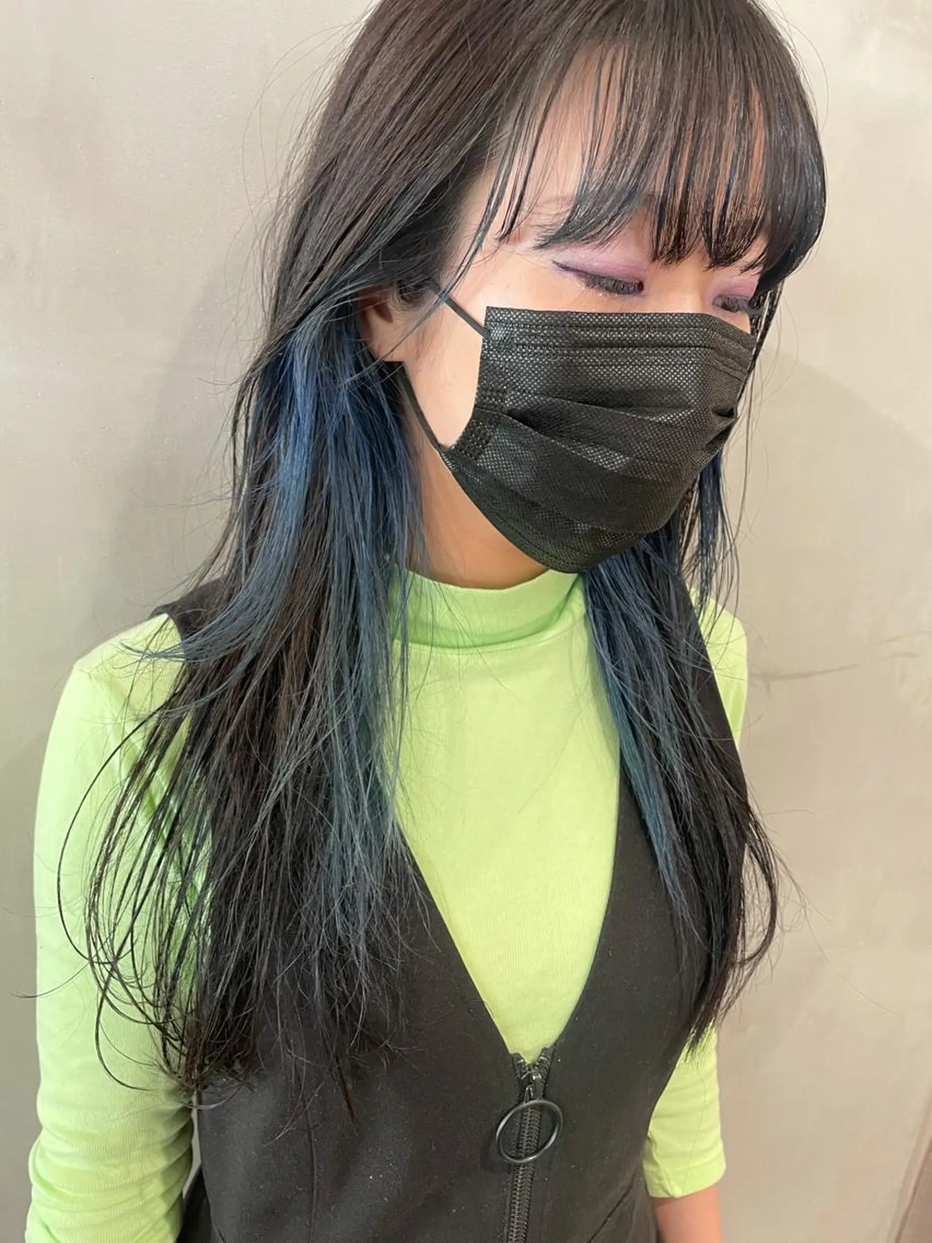 ロング カラー ヘアカラー トリートメント 優 作のヘアスタイル