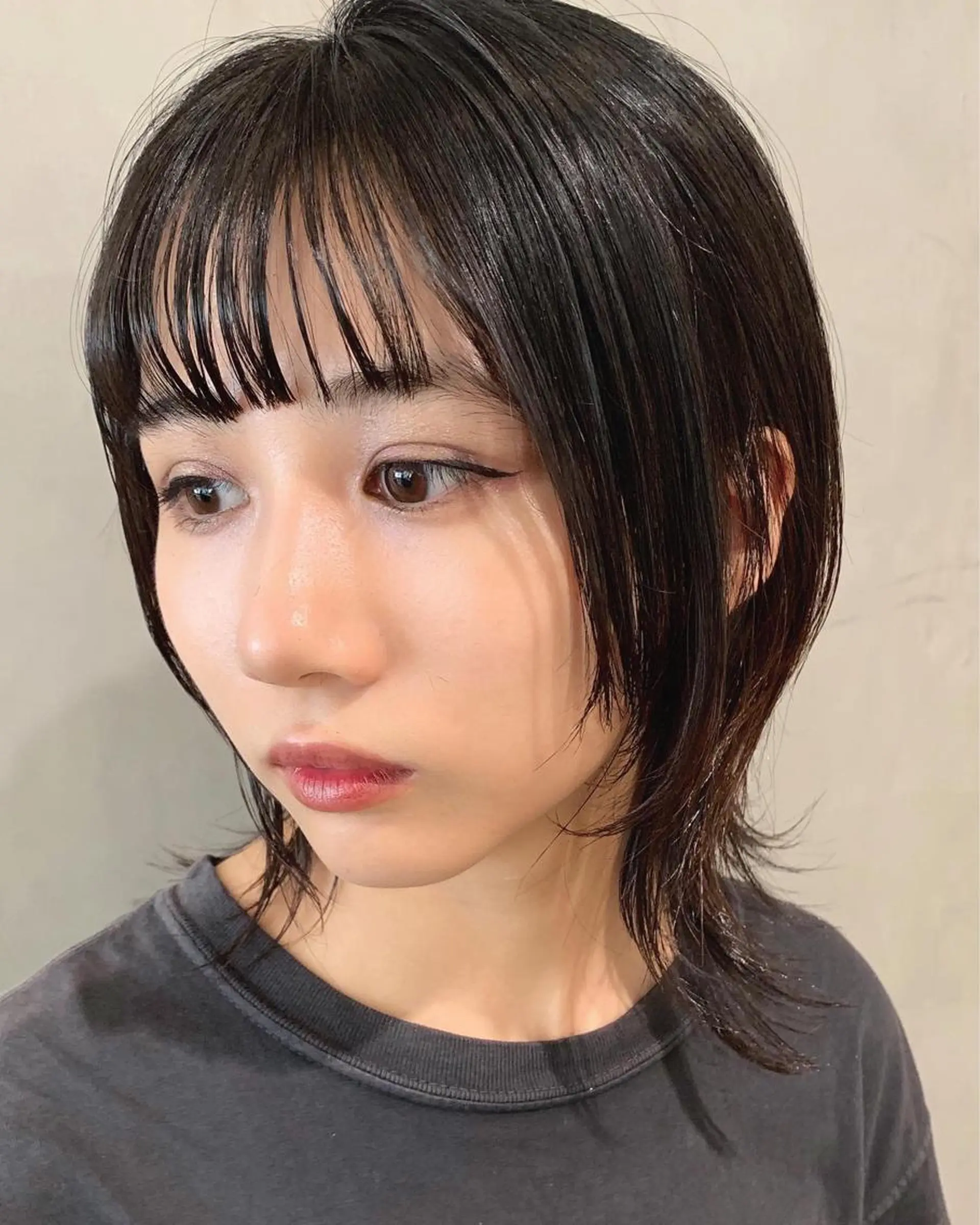 ショート ウルフカット カット トリートメント 優 作のヘアスタイル