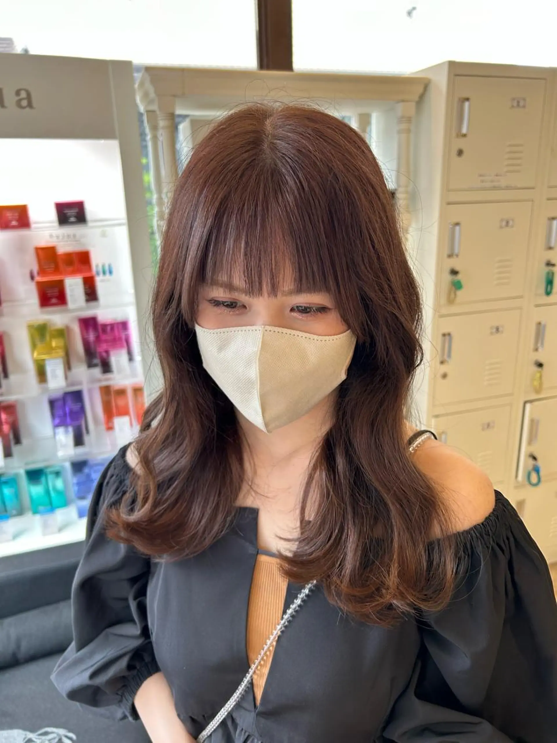 ロング カラー ベージュカラー 透明感カラー カット ヘアカラー 🫧顔周りカット 🫧樫村優香のヘアスタイル
