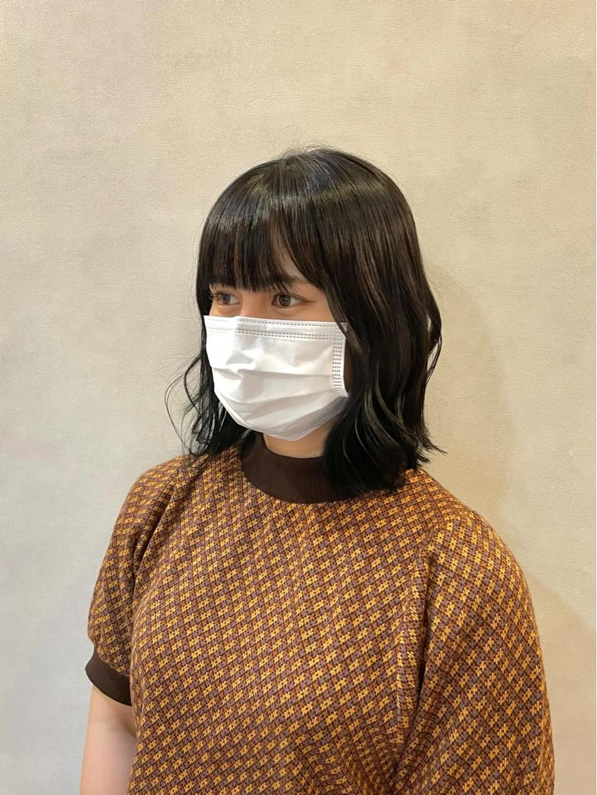 ミディアム カラー salowin梅田茶屋町north所属・くがれいじ 梅田/ショート/ボブのヘアスタイル