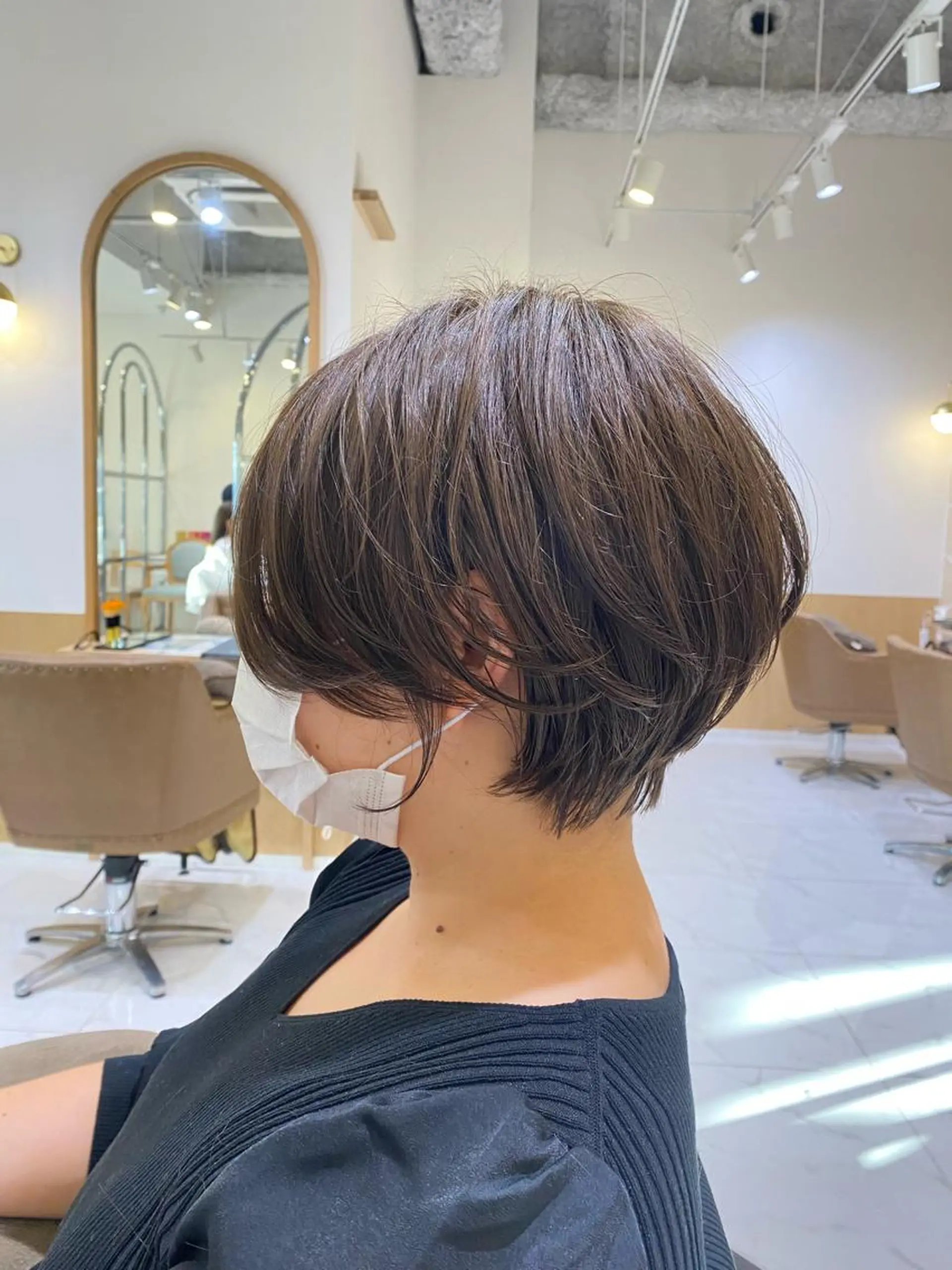ショート カラー ショートヘア カット トリートメント 坂井 茅聖のヘアスタイル